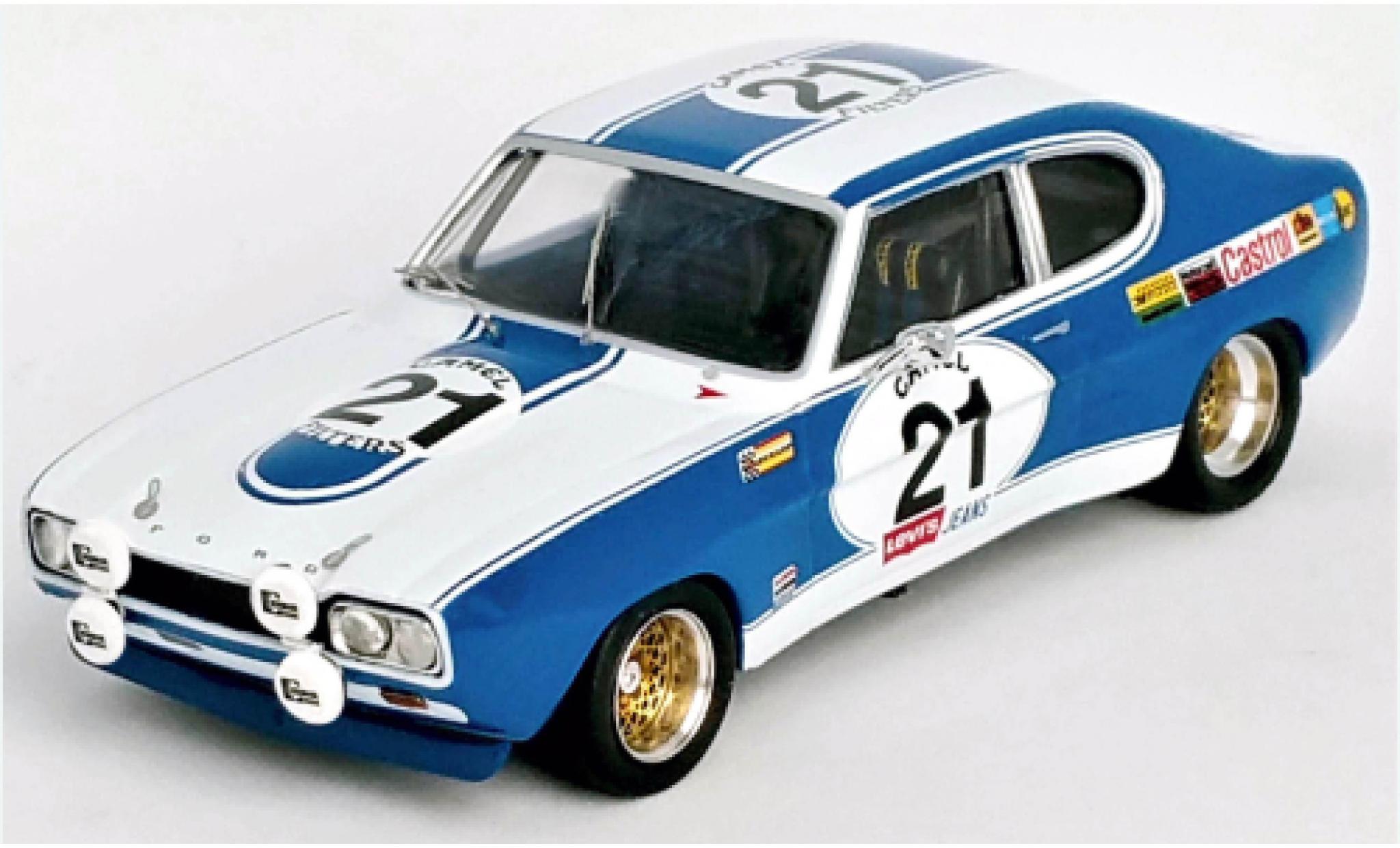 Ford Capri 1/43 Trofeu MK I 2600 RS No.21 24h Spa 1971 modellino in miniatura