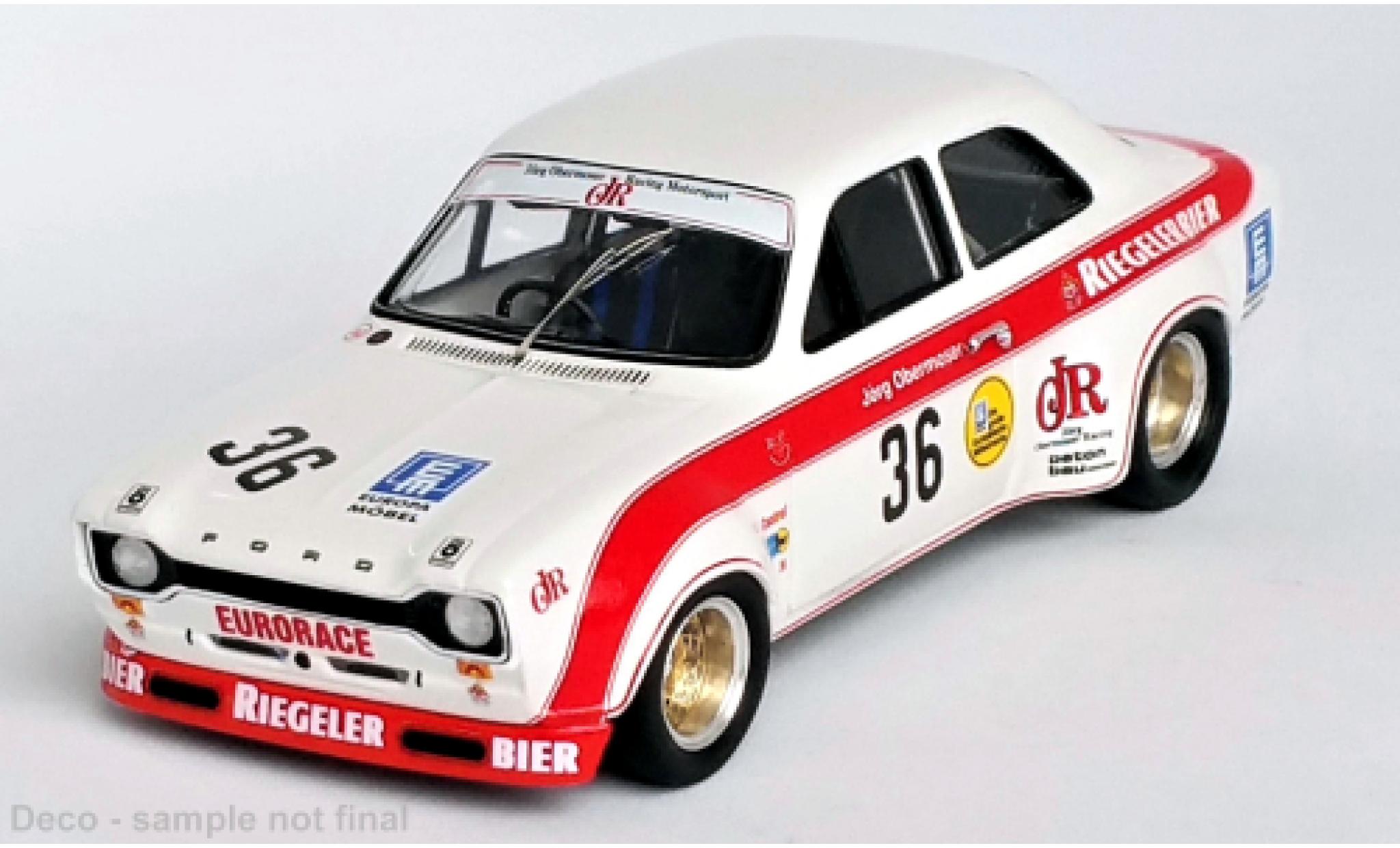 Ford Escort 1/43 Trofeu MK I No.36 Riegeler Bier Nürburgring 1973 modellino in miniatura
