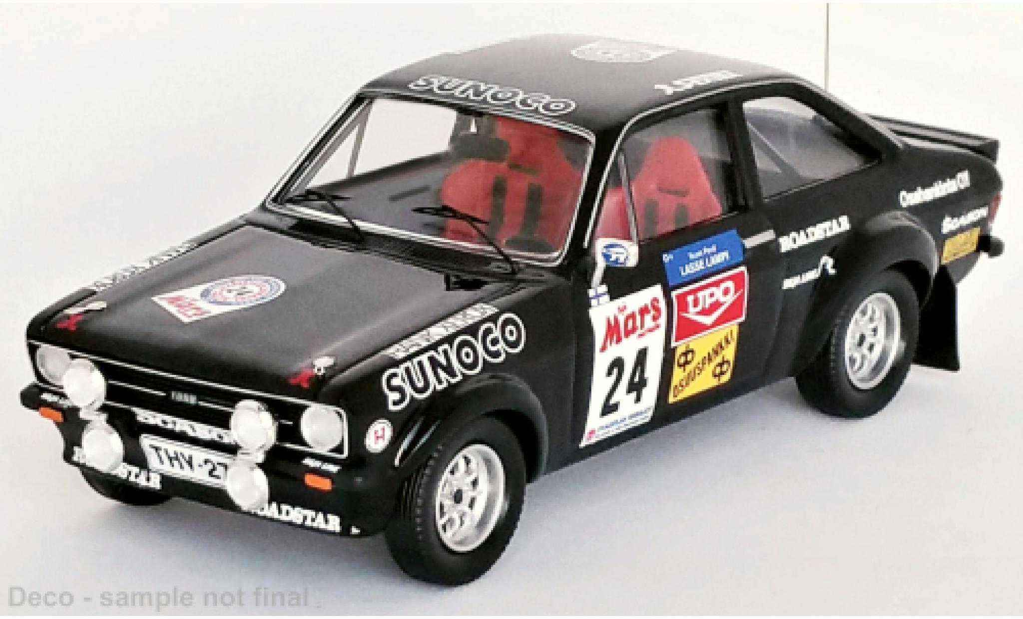 Ford Escort 1/43 Trofeu MK II No.24 Rallye WM 1000 Lakes Rallye 1979 modellino in miniatura