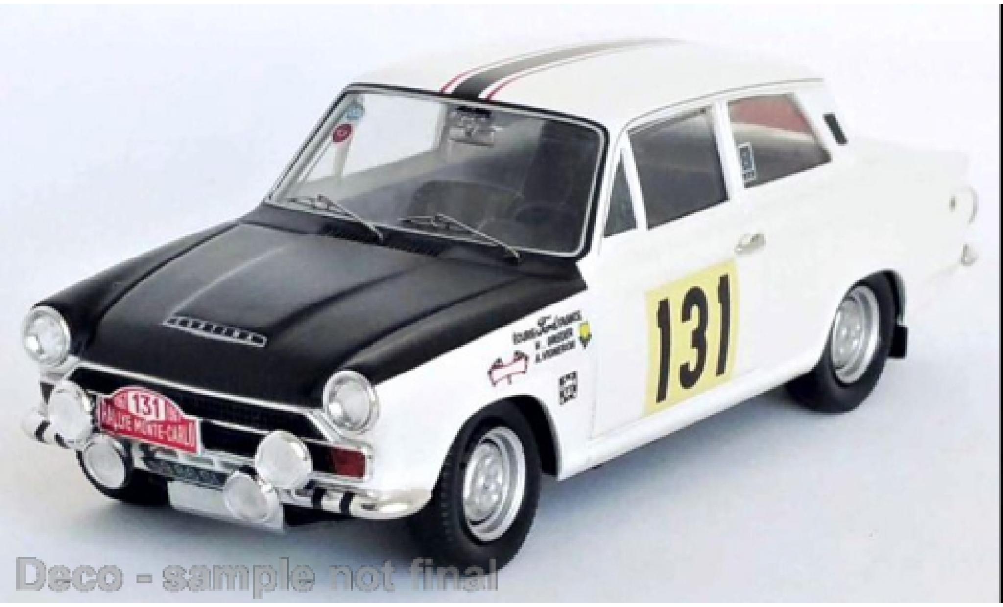 Lotus Cortina 1/43 Trofeu Ford No.131 Rallye Monte Carlo 1967 modellino in miniatura