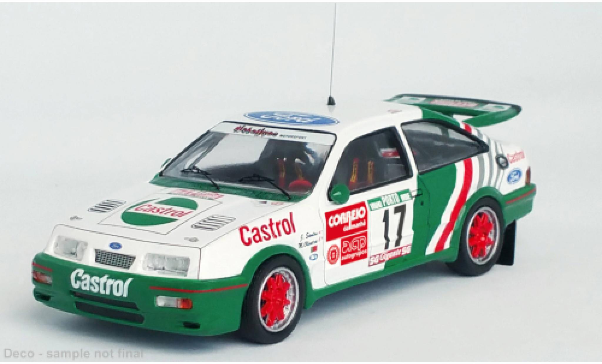 Ford Sierra 1/43 Trofeu RS Cosworth No.17 Castrol Rallye WM Rallye Portugal 1988 modellino in miniatura