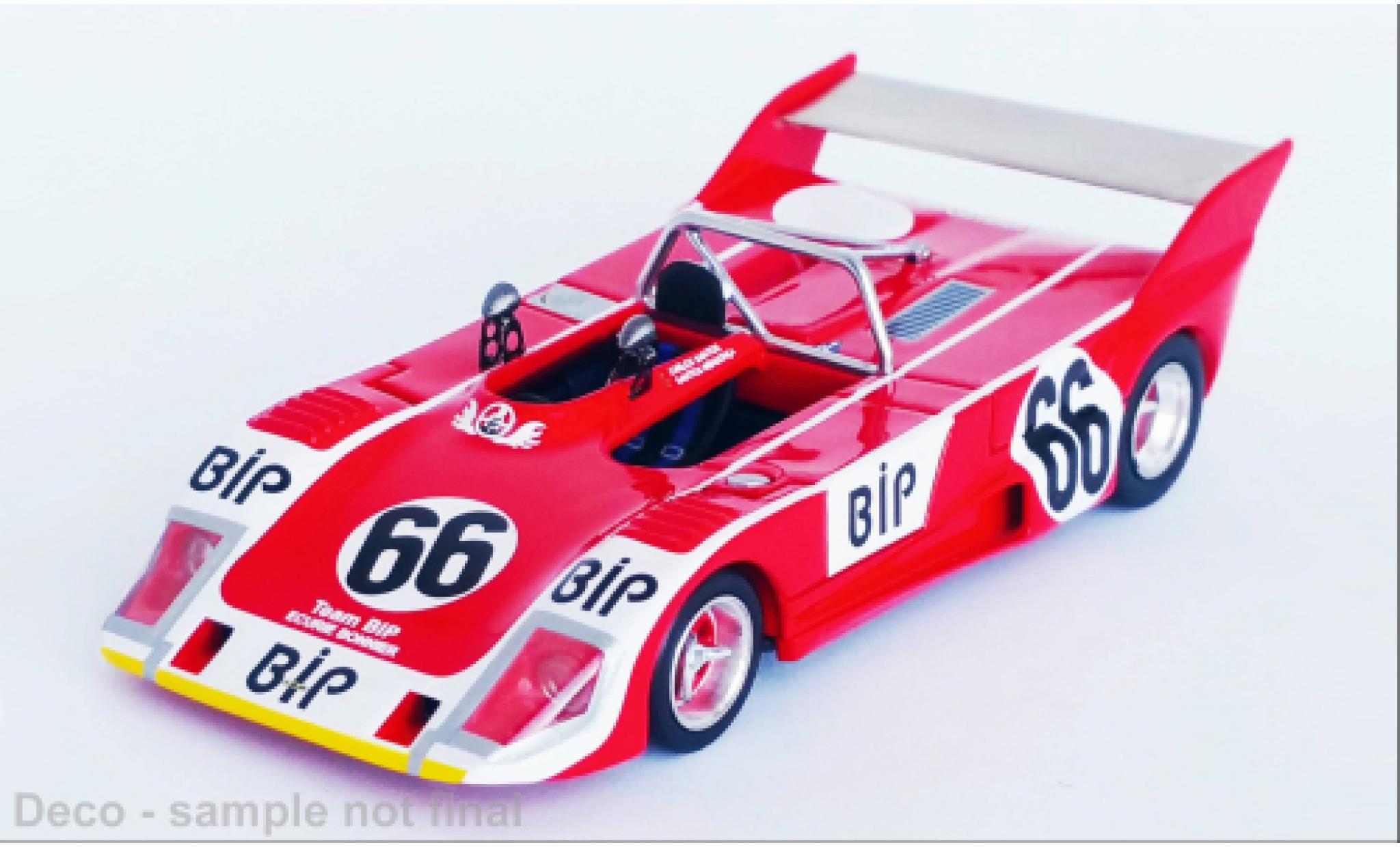 Lola T292 1/43 Trofeu RHD No.66 1000 Km Spa 1973 modellino in miniatura