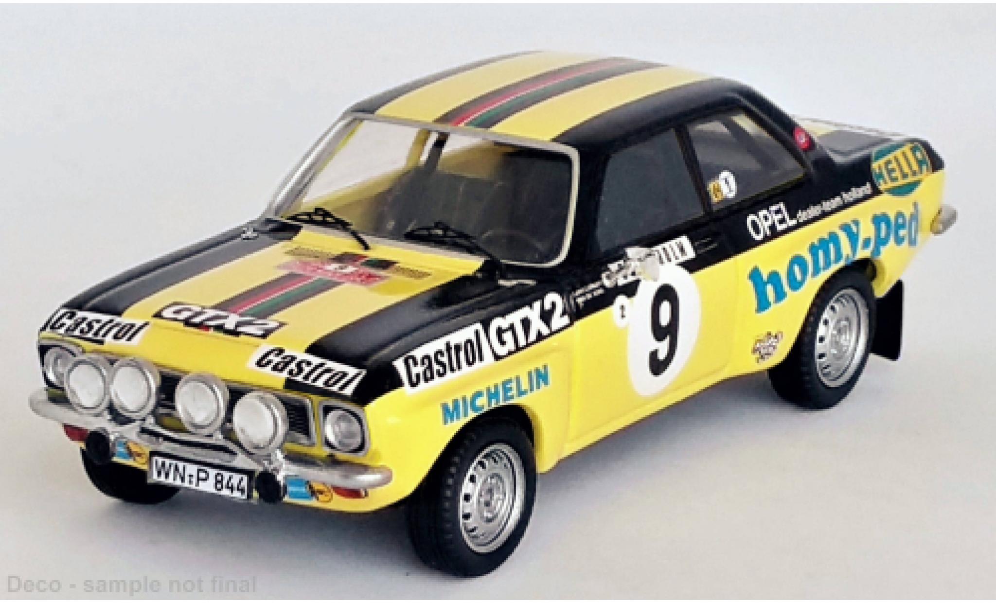 Opel Ascona 1/43 Trofeu A No.9 Rallye WM Rallye Monte Carlo 1975 modellino in miniatura