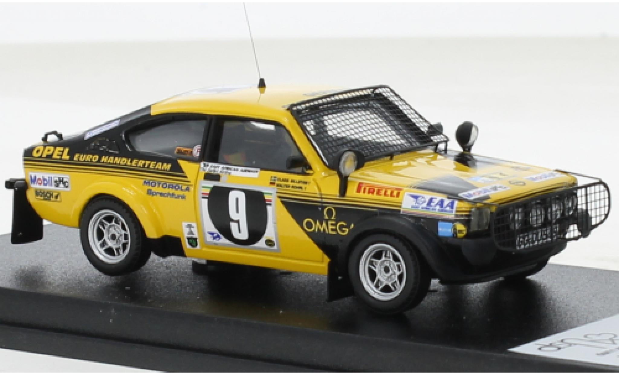 Opel Kadett 1/43 Trofeu C GT/E No.9 Rallye WM Safari Rallye 1976 modellino in miniatura