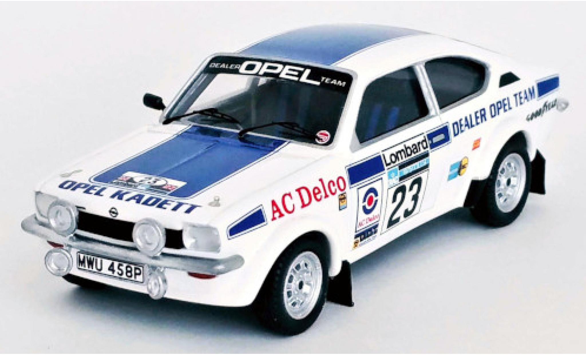 Opel Kadett 1/43 Trofeu C GT/E RHD No.23 Rallye WM RAC Rallye 1975 modellino in miniatura