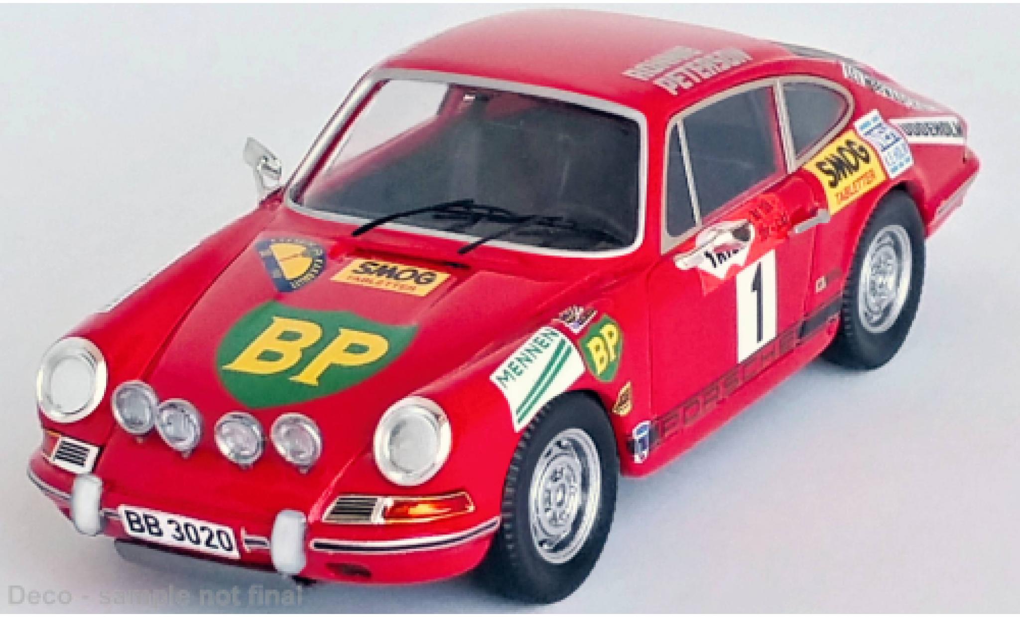 Porsche 911 1/43 Trofeu L No.1 Rallye Suède 1970 modellino in miniatura