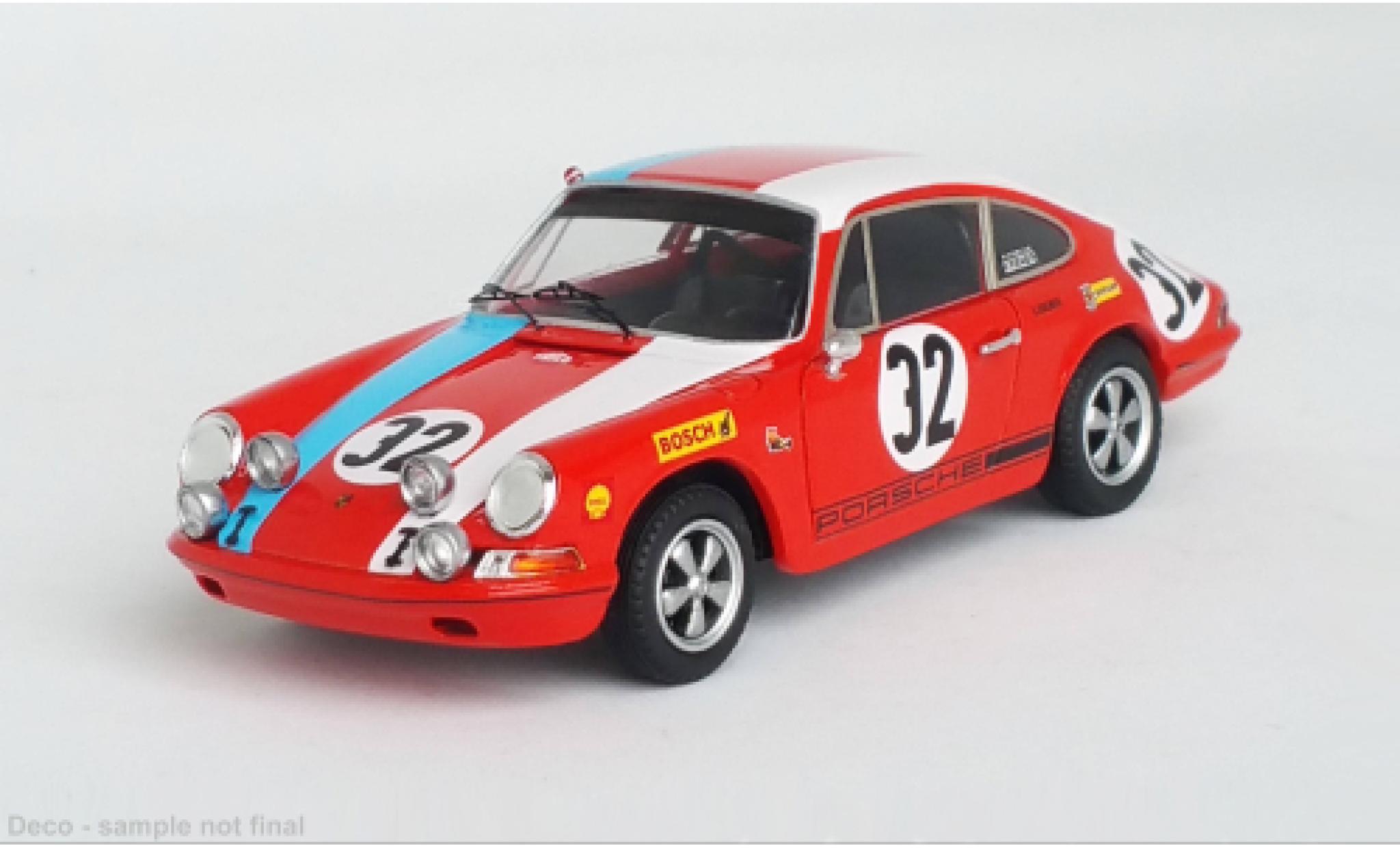 Porsche 911 1/43 Trofeu L No.32 24h Spa 1968 modellino in miniatura