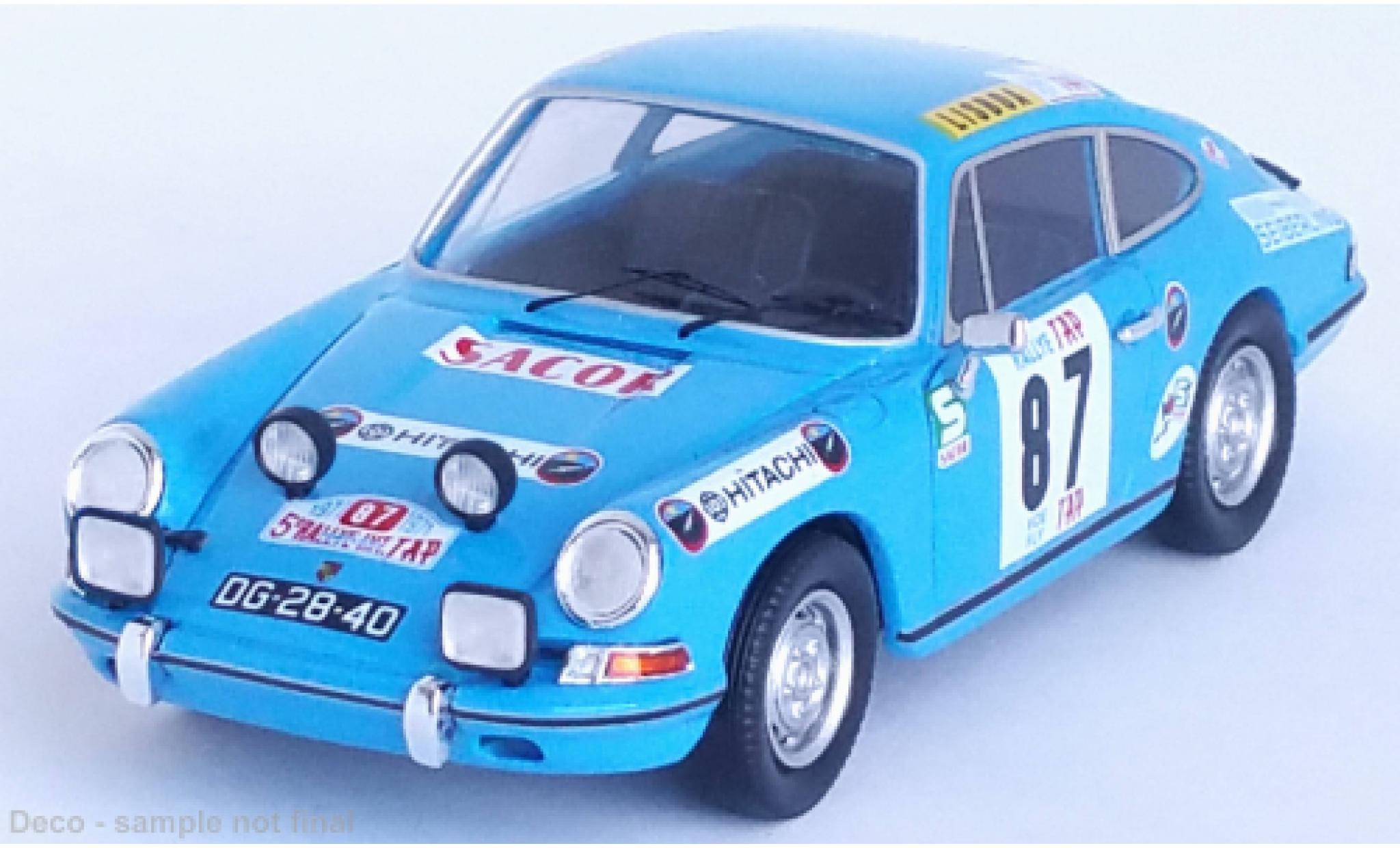 Porsche 911 1/43 Trofeu L No.87 Rallye Portugal 1971 modellino in miniatura