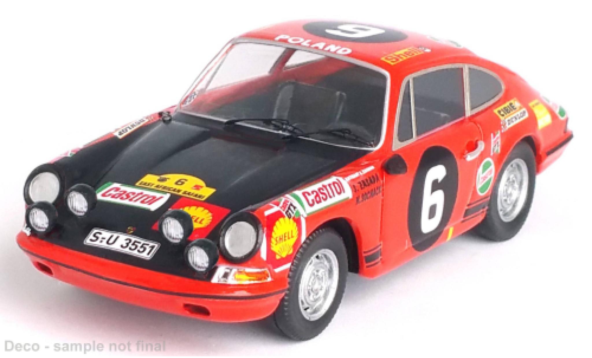 Porsche 911 1/43 Trofeu S No.6 Safari Rallye 1970 modellino in miniatura