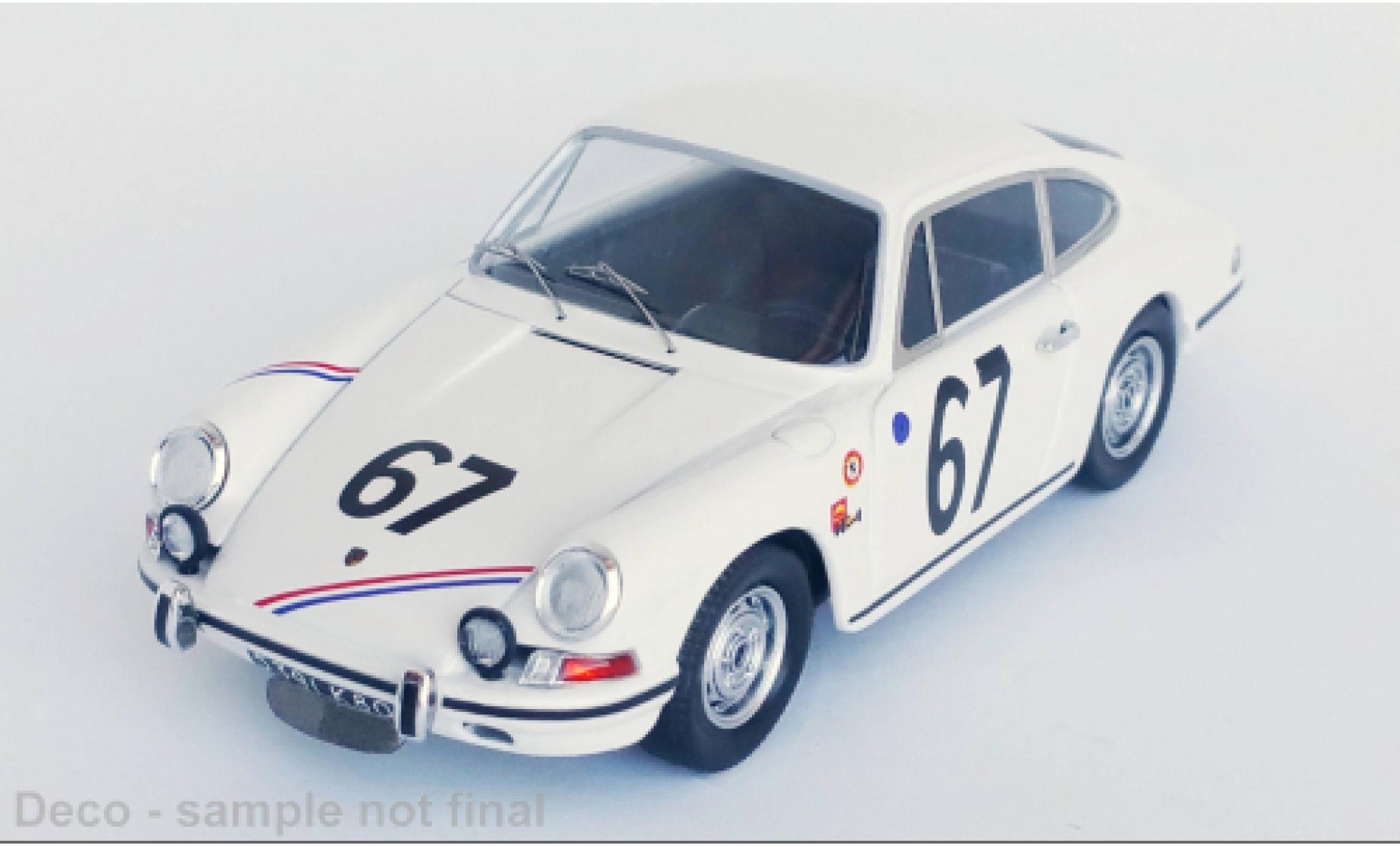 Porsche 911 1/43 Trofeu S No.67 24h Le Mans 1967 modellino in miniatura