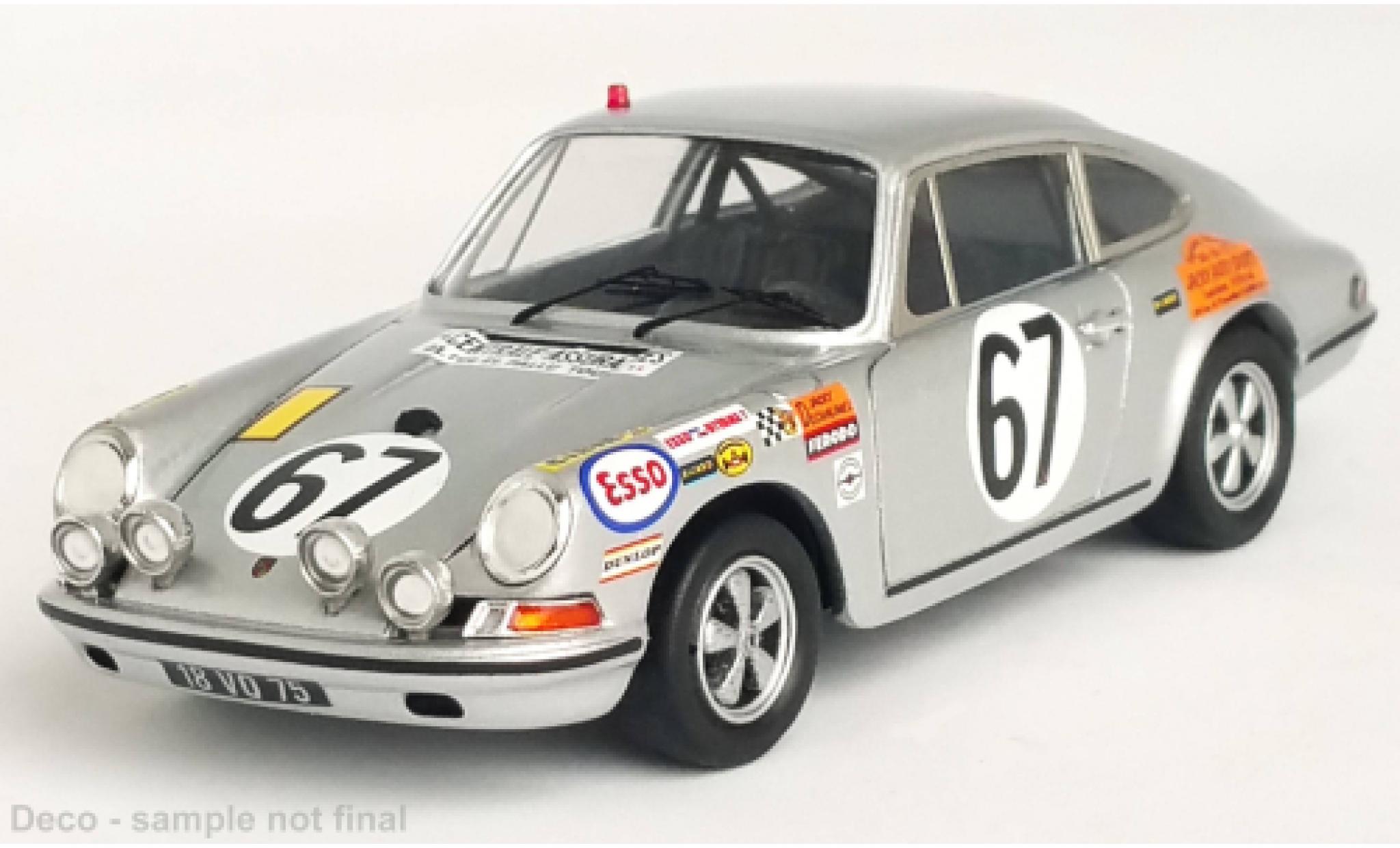 Porsche 911 1/43 Trofeu S No.67 24h Le Mans 1969 modellino in miniatura