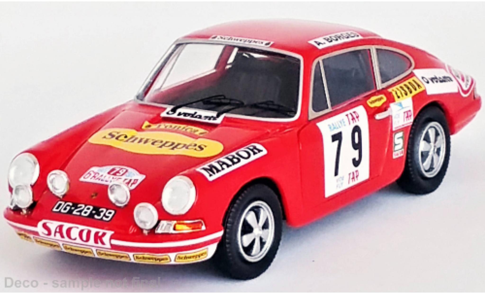Porsche 911 1/43 Trofeu S No.79 Rallye Portugal 1972 modellino in miniatura