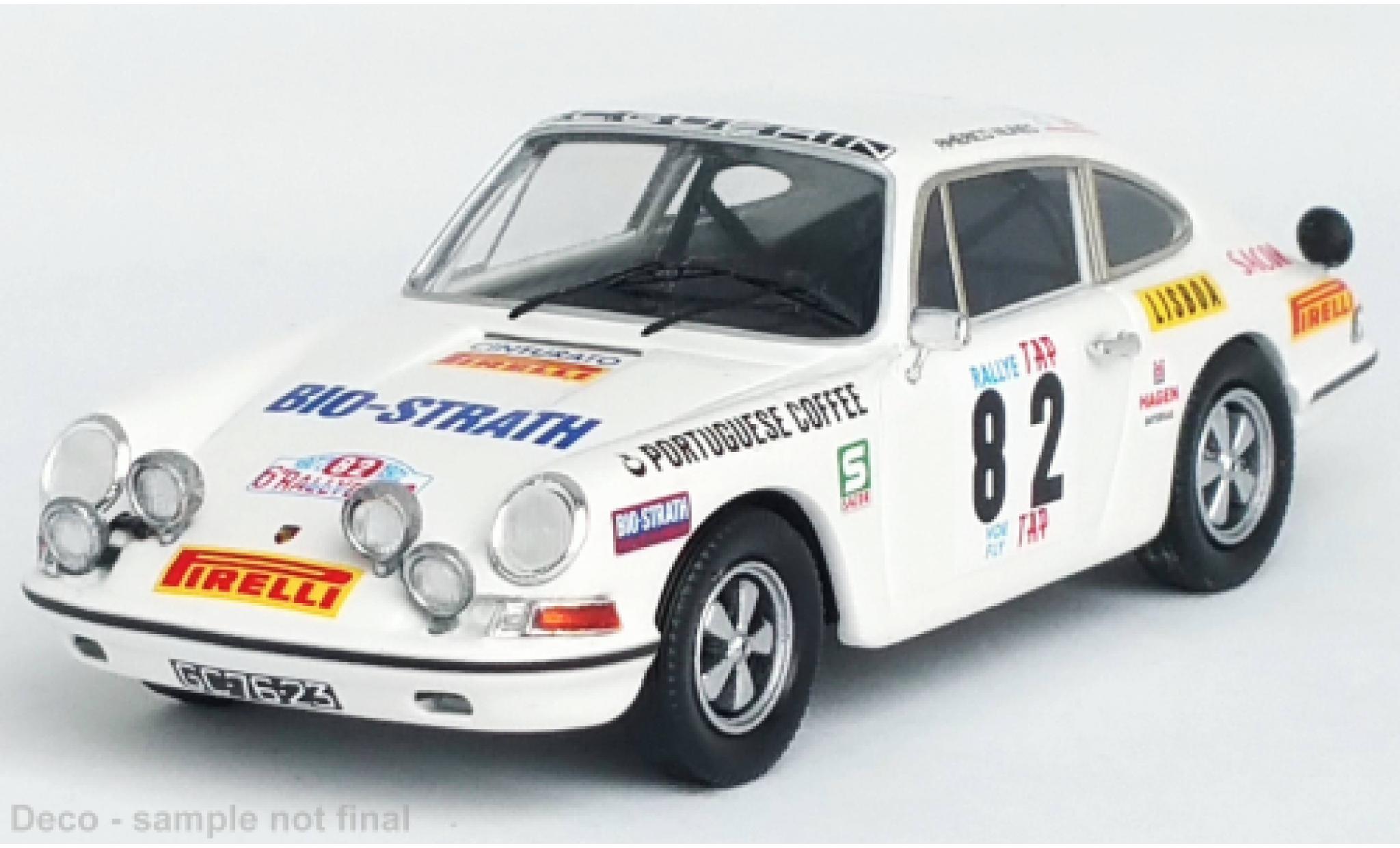 Porsche 911 1/43 Trofeu S No.82 Rallye Portugal 1972 modellino in miniatura