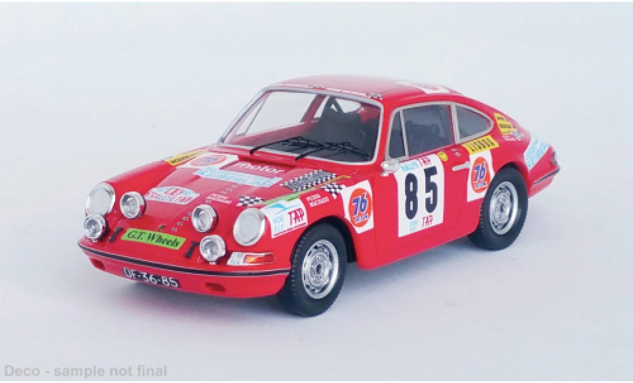 Porsche 911 1/43 Trofeu S No.85 Rallye Portugal 1972 modellino in miniatura