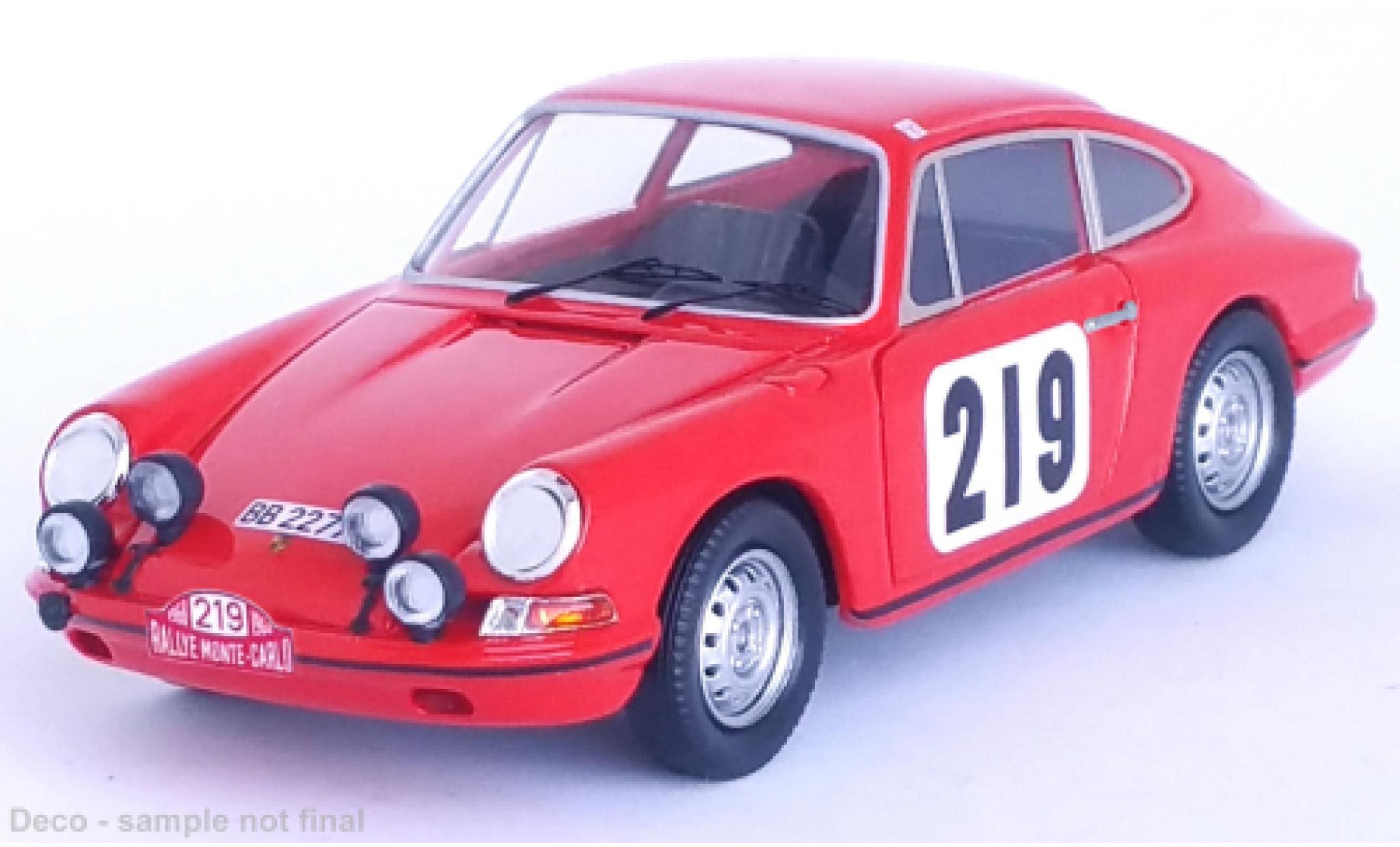 Porsche 911 1/43 Trofeu T No.219 Rallye Monte Carlo 1968 modellino in miniatura