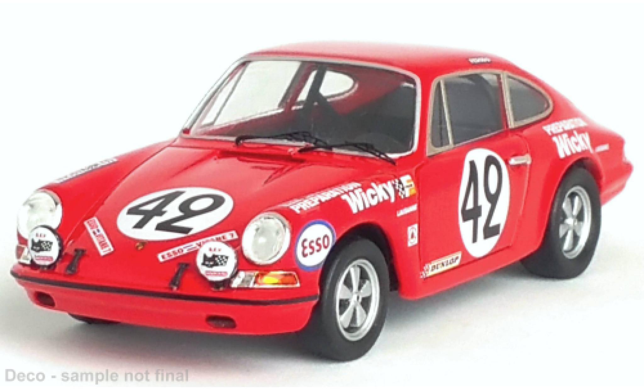 Porsche 911 1/43 Trofeu T No.42 24h Le Mans 1969 modellino in miniatura