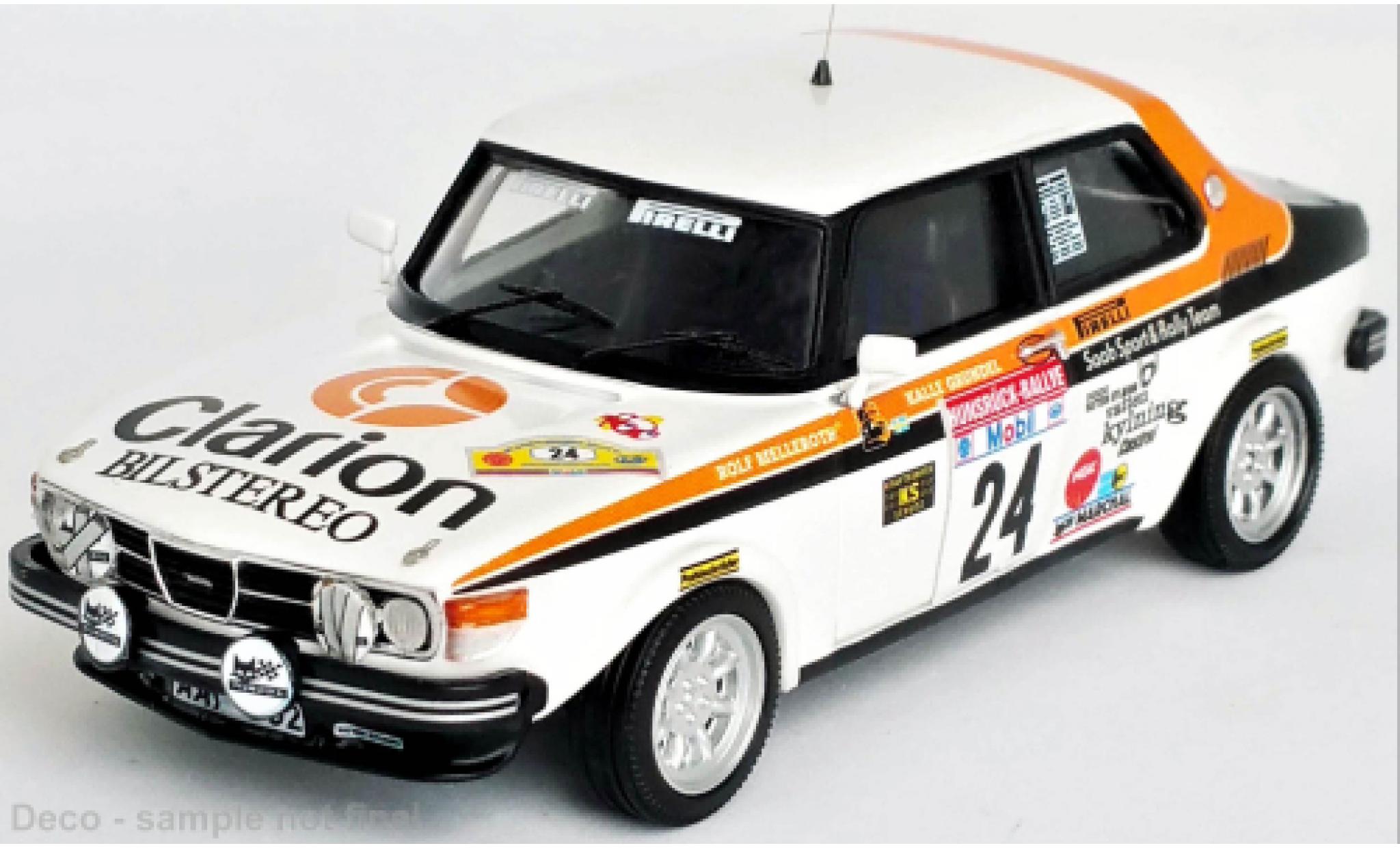 Saab 99 1/43 Trofeu No.24 DRM Rallye Hunsrück 1981 modellino in miniatura
