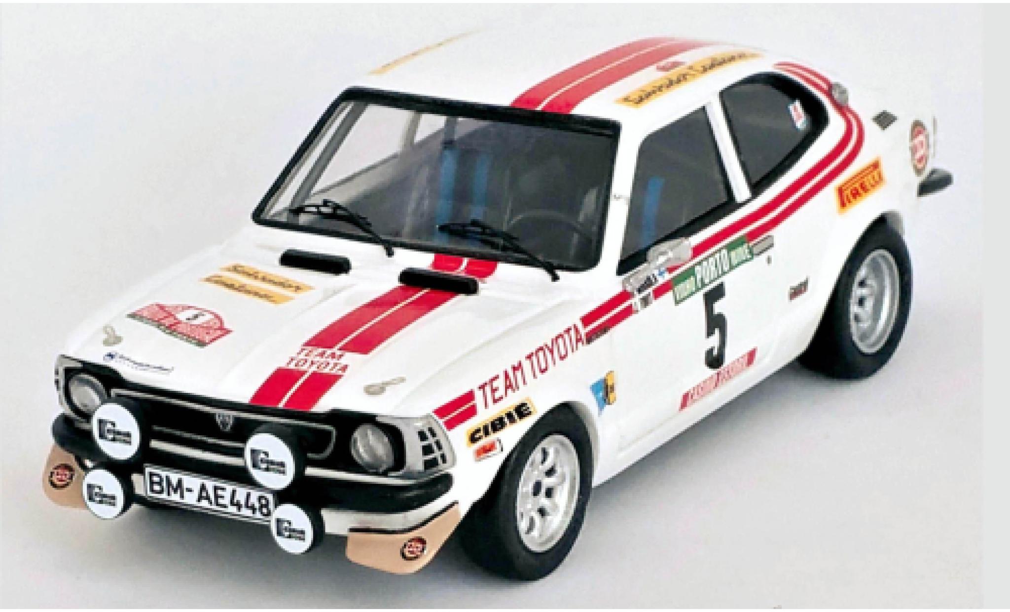Toyota Corolla 1/43 Trofeu Levin No.5 Rallye WM Rallye Portugal 1976 modellino in miniatura