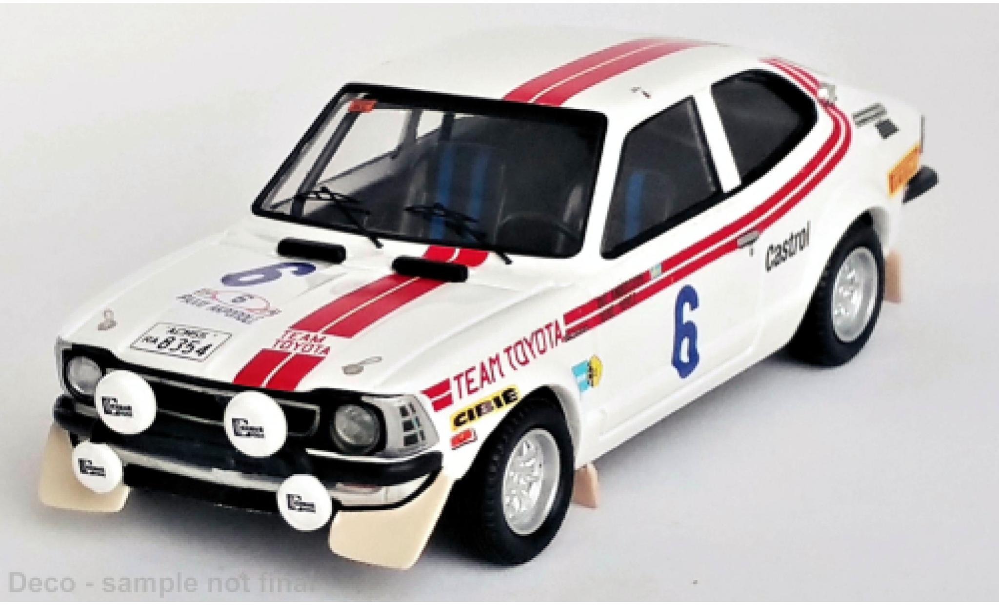 Toyota Corolla 1/43 Trofeu Levin No.6 Rallye WM Rallye Acropolis 1975 modellino in miniatura
