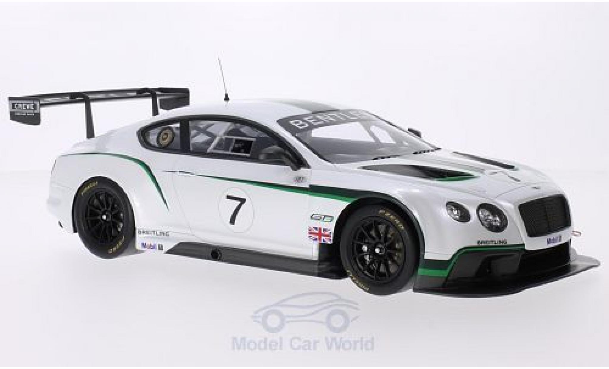 Bentley Continental T 1/18 TrueScale Miniatures GT3 No.7 Goodwood Festival of Speed 2013 modellino in miniatura