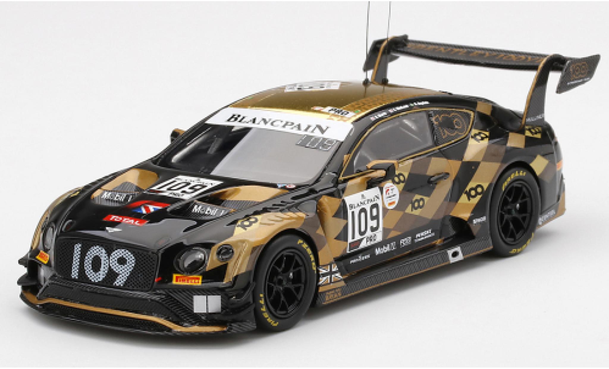 Bentley Continental 1/43 TrueScale Miniatures GT3 RHD No.109 M-Sport Team 24h Spa 2019 R.Baptista/C.MacLeod/S.Morris modellino in miniatura