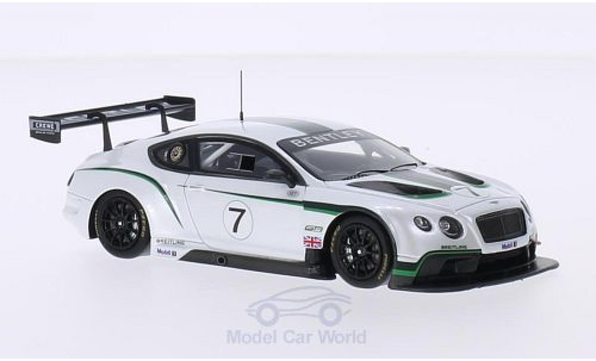 Bentley Continental T 1/43 TrueScale Miniatures GT3 RHD No.7 Festival of Speed Goodwood 2013 modellino in miniatura