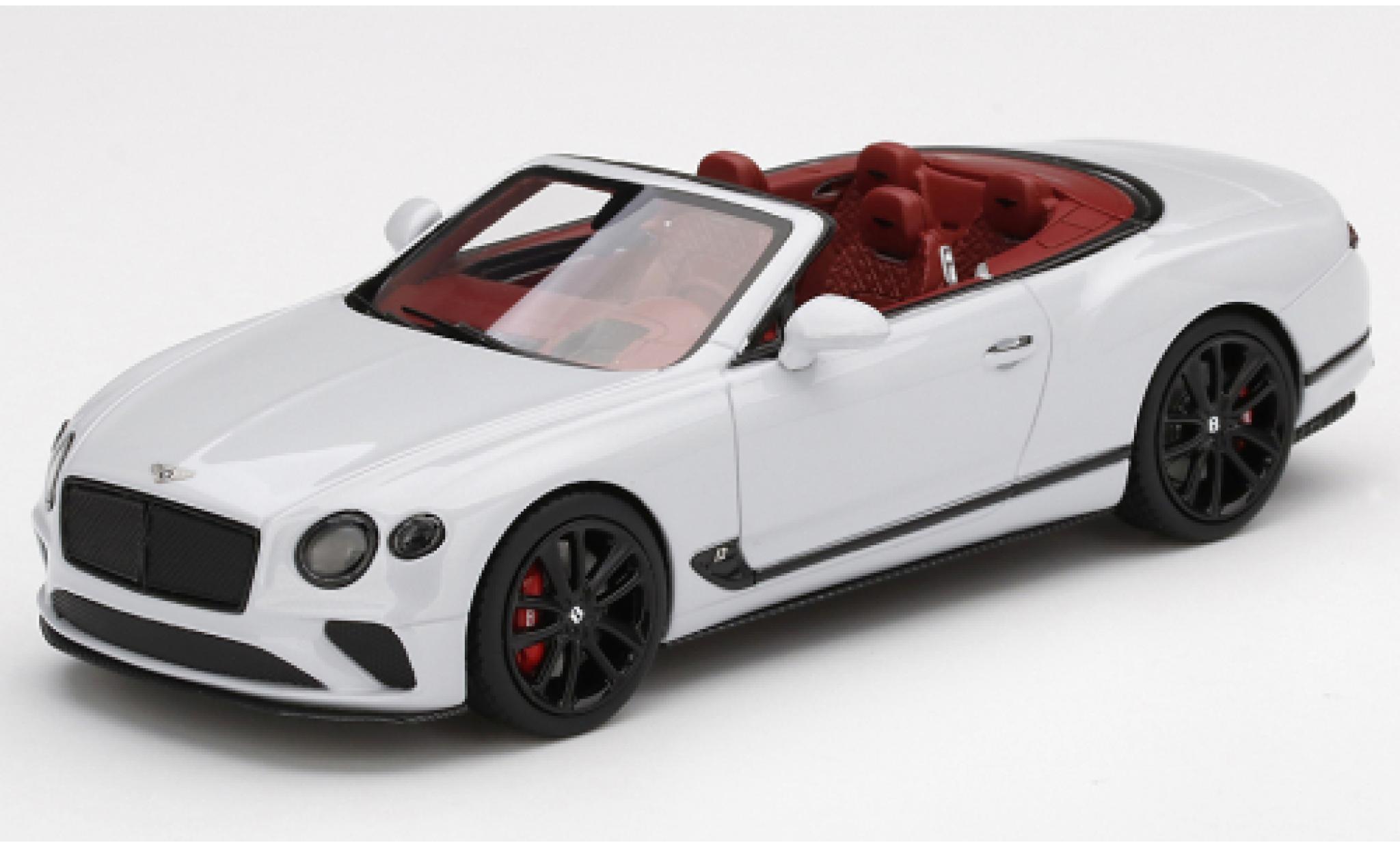 Bentley Continental 1/43 TrueScale Miniatures GTC bianco modellino in miniatura