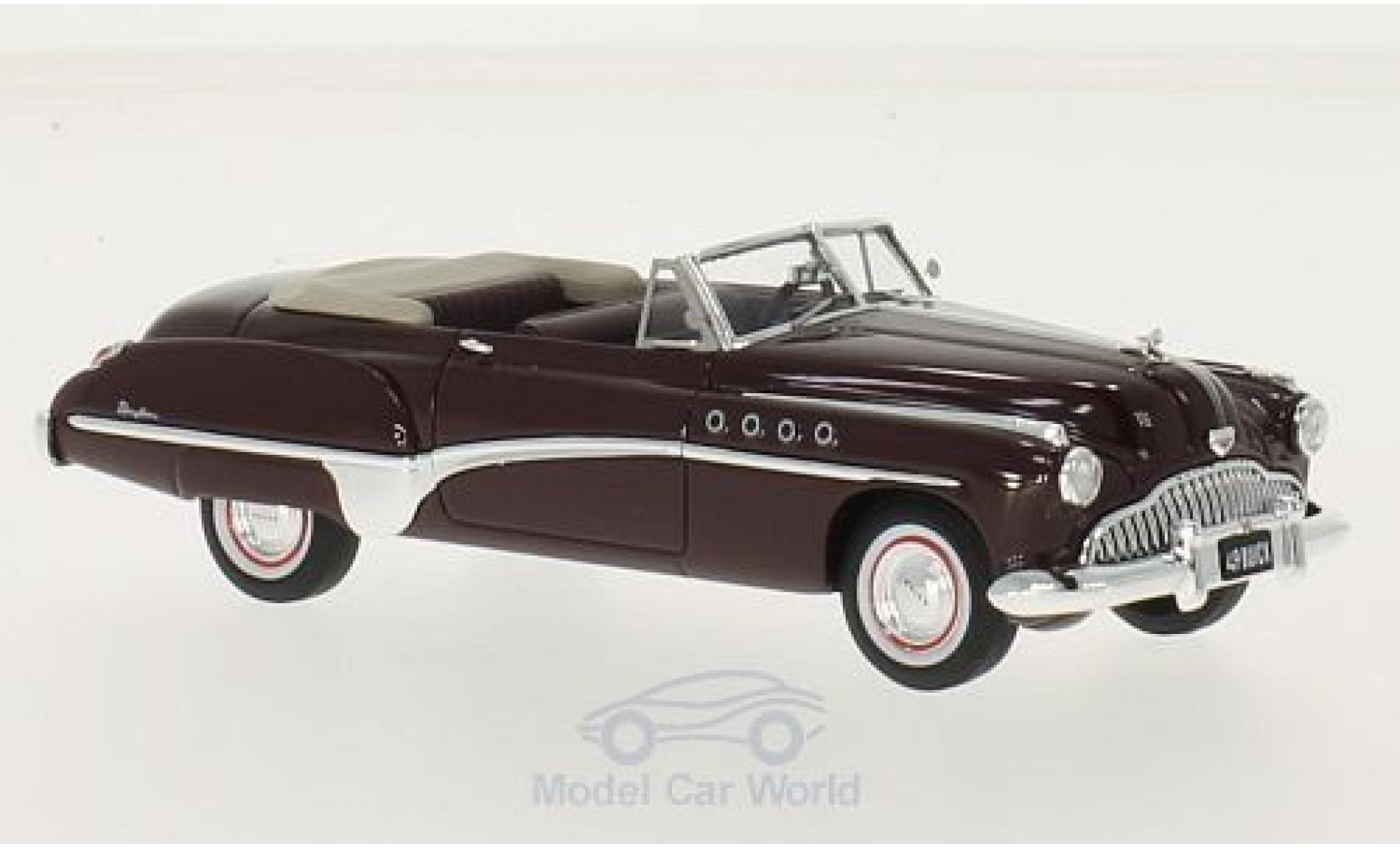 Buick Roadmaster 1/43 TrueScale Miniatures Convertibile rosso 1949 modellino in miniatura