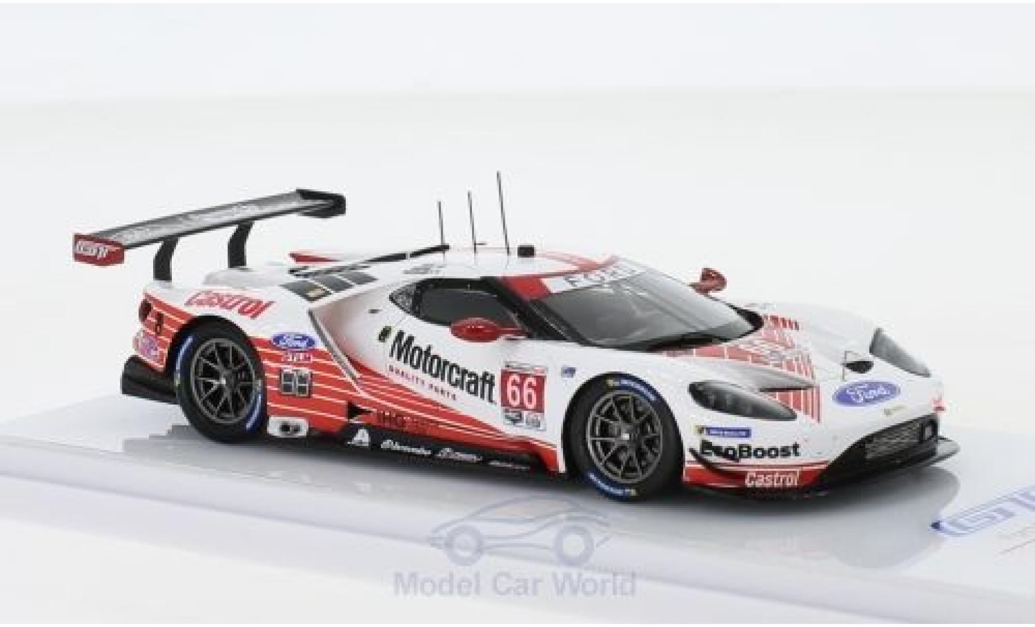 Ford GT 1/43 TrueScale Miniatures No.66 Chip Ganassi Team USA Motorcraft 24h Daytona 2019 S.Bourdais/J.Hand/D.Müller modellino in miniatura