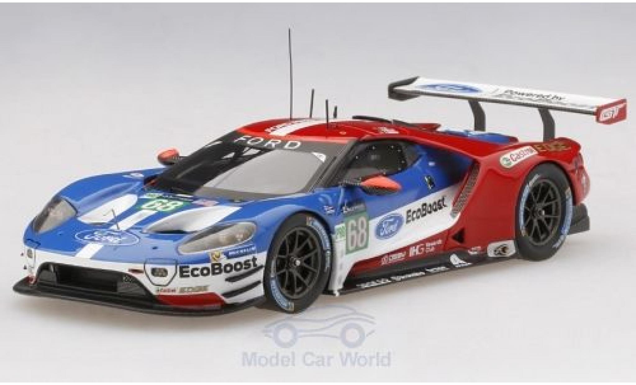 Ford GT 1/43 TrueScale Miniatures No.68 Chip Ganassi Team USA 24h Le Mans 2017 J.Hand/D.Müller/T.Kanaan modellino in miniatura