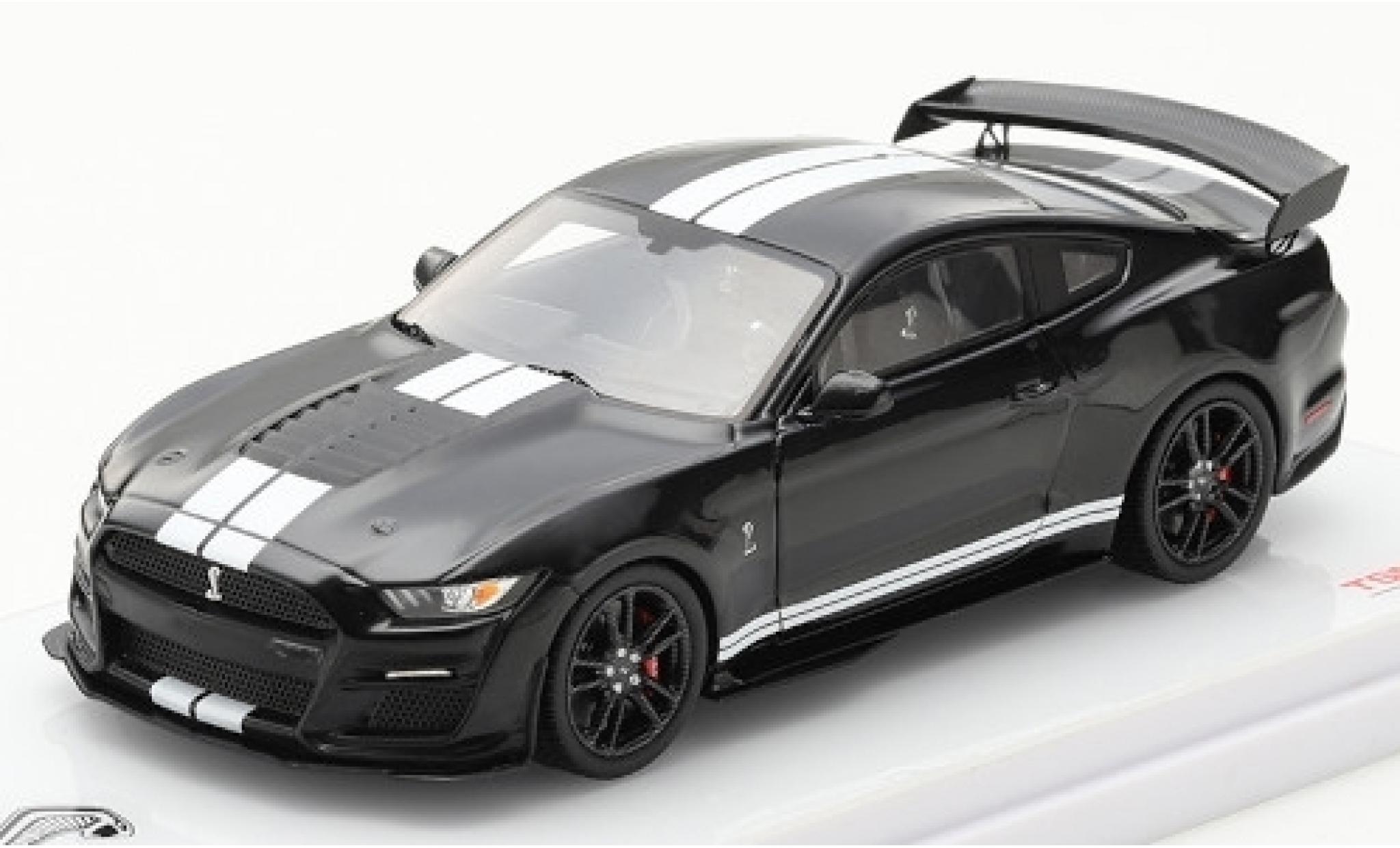 Ford Mustang 1/43 TrueScale Miniatures Shelby GT500 nero/bianco modellino in miniatura