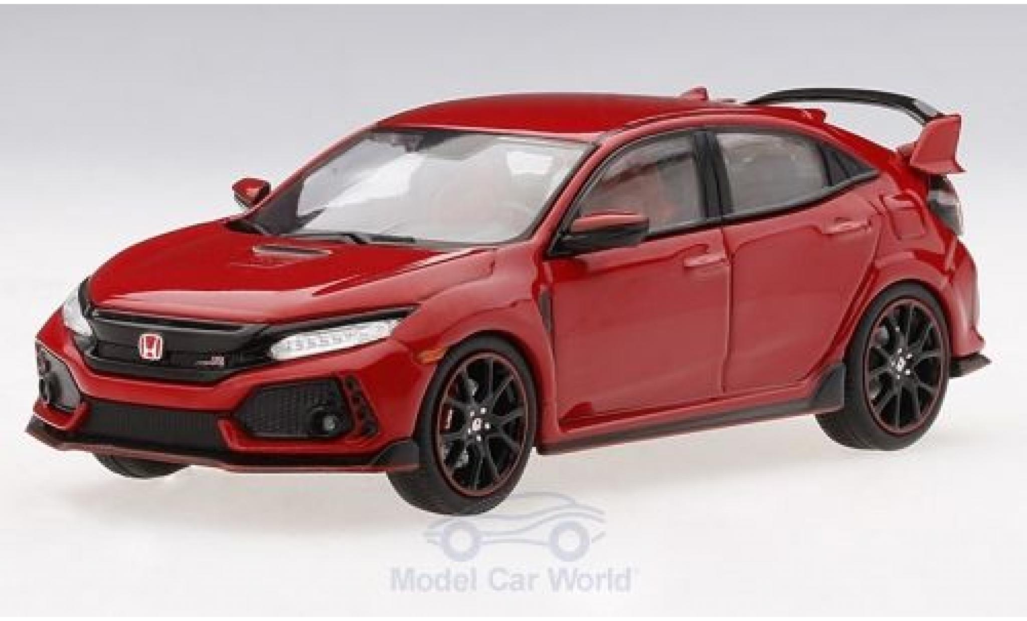 Honda Civic 1/43 TrueScale Miniatures Type R rosso 2017 modellino in miniatura