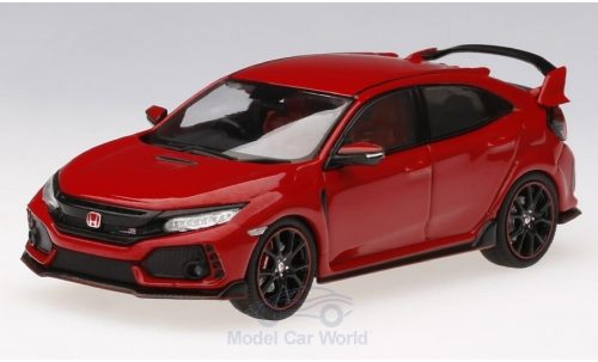 Honda Civic 1/43 TrueScale Miniatures Type R rosso RHD 2017 modellino in miniatura