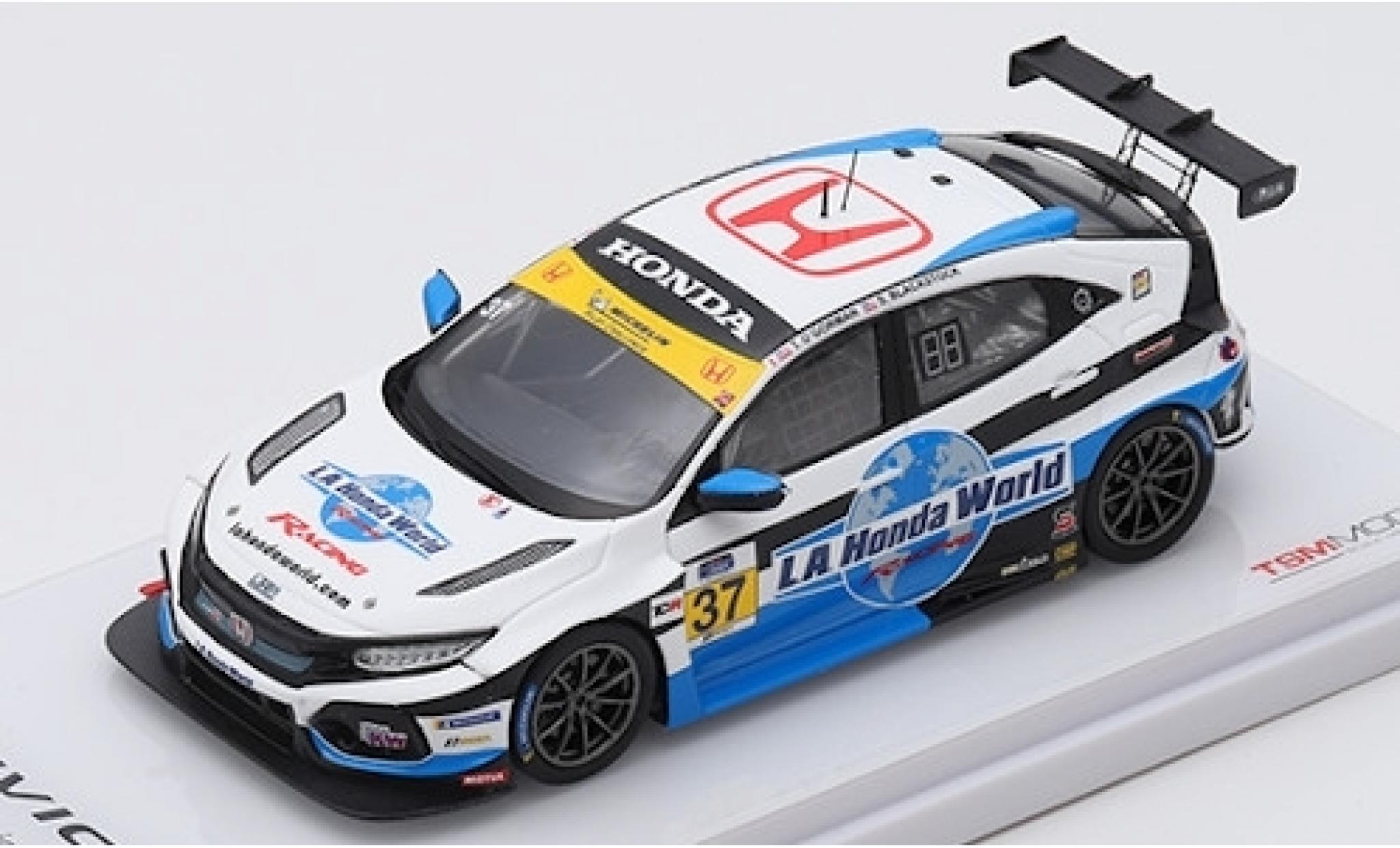 Honda Civic 1/43 TrueScale Miniatures Type R TCR No.37 LA World Racing 24h Daytona 2019 T.O Gorman/S.Blackstock modellino in miniatura