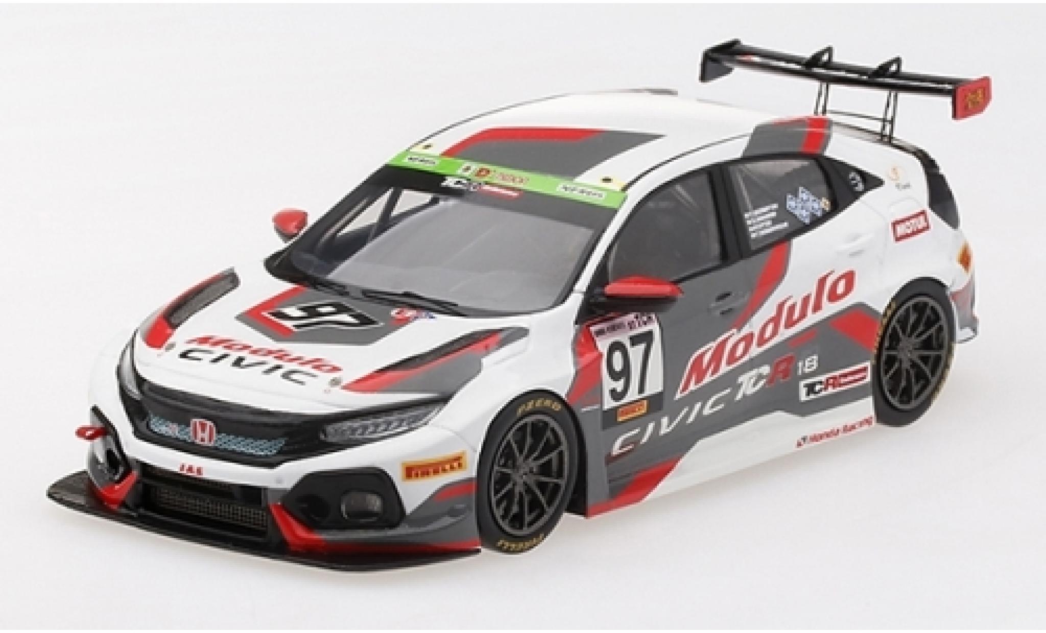 Honda Civic 1/43 TrueScale Miniatures Type R TCR No.97 Modulo Racing Super Taikyu TCR International Series Suzuka 2018 modellino in miniatura