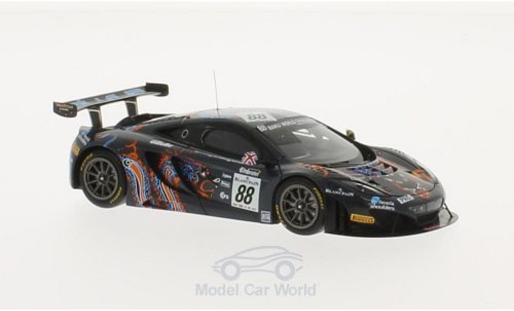McLaren MP4-12C 1/43 TrueScale Miniatures GT3 No.88 Von Ryan Racing 24h Spa 2013 R.Barff/C.Goodwin/B.Senna modellino in miniatura
