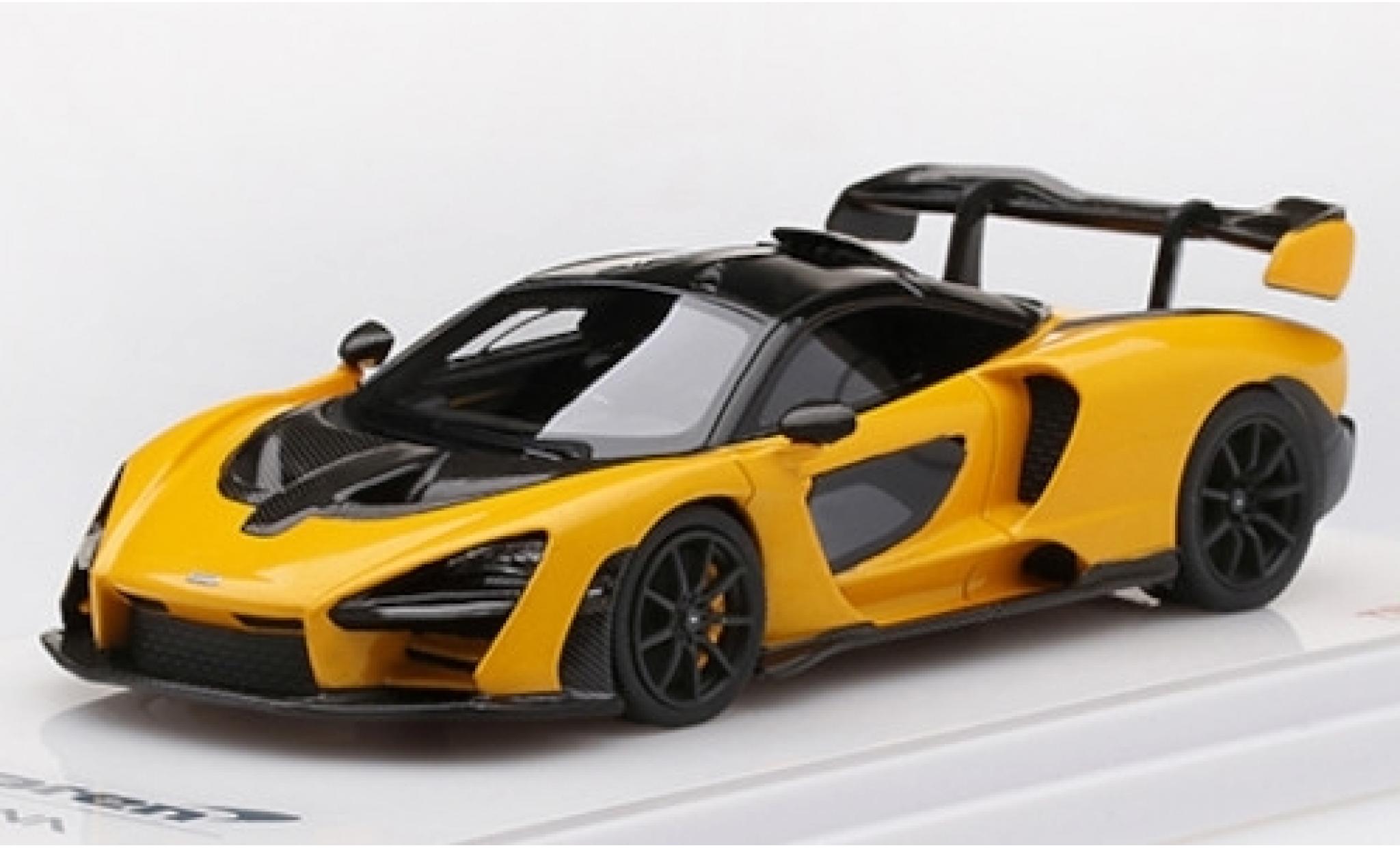 McLaren Senna 1/43 TrueScale Miniatures metallico giallo modellino in miniatura