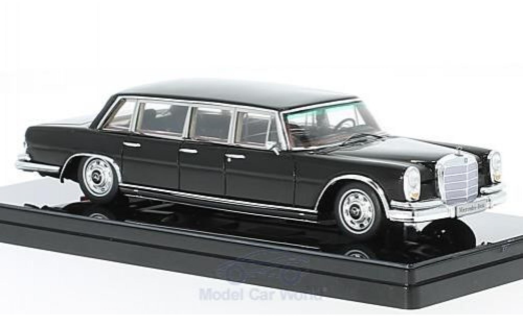 Mercedes 600 1/43 TrueScale Miniatures Pullman nero 1964 6-door modellino in miniatura