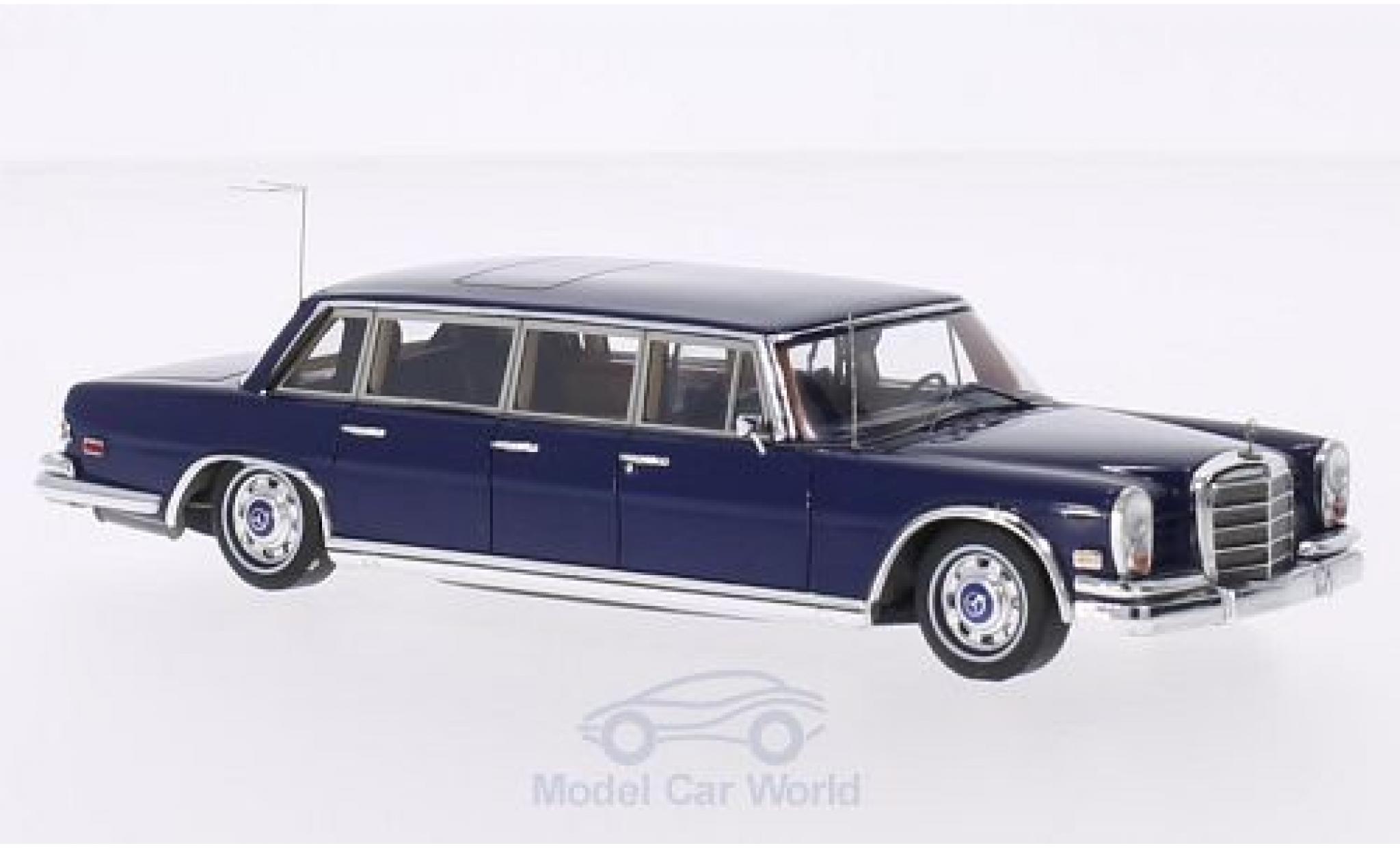 Mercedes 600 1/43 TrueScale Miniatures (W100) Pullman blu 1969 Elvis Presley modellino in miniatura