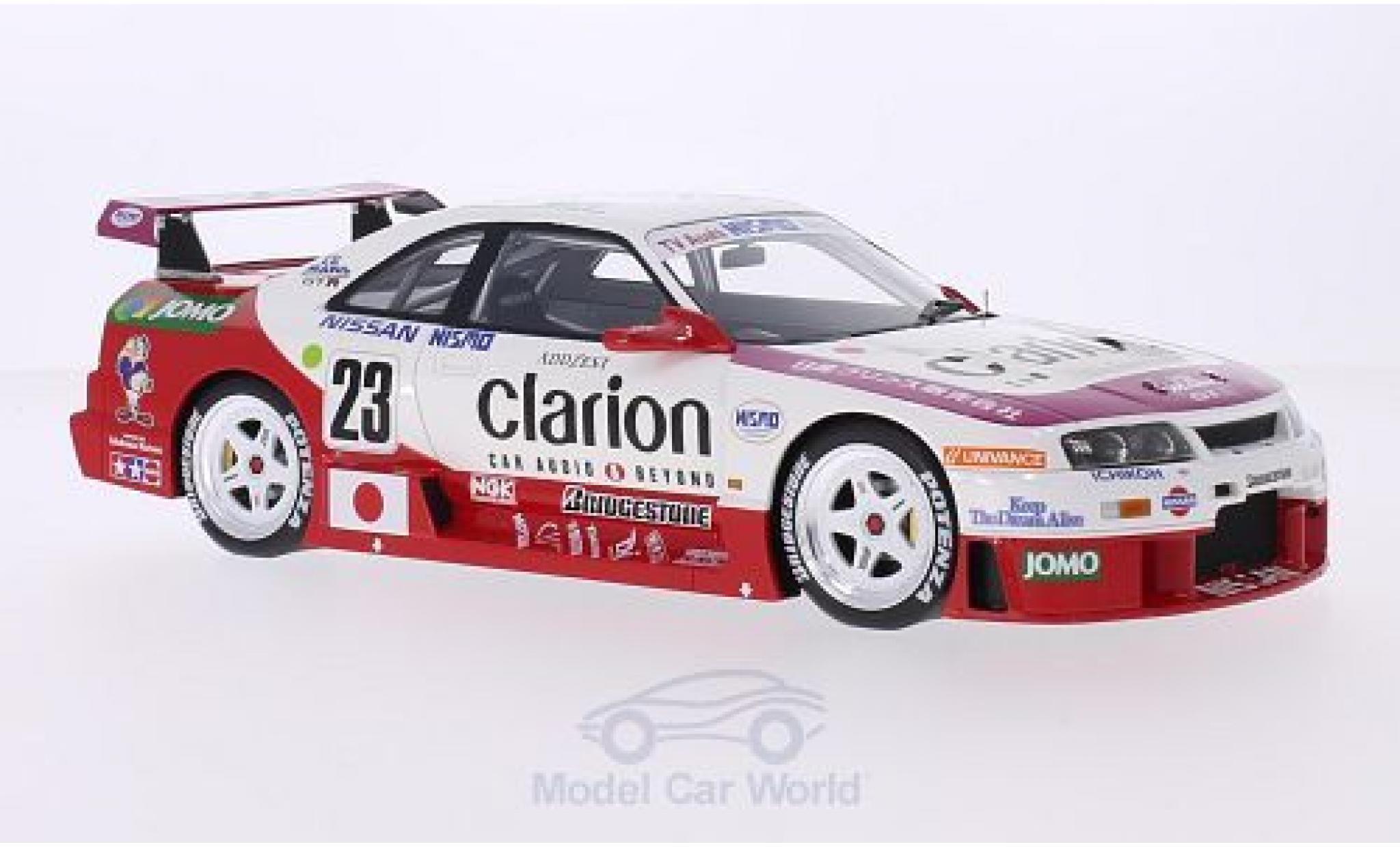 Nissan Skyline 1/18 TrueScale Miniatures GT-R LM RHD No.23 Nismo Clarion 24h Le Mans 1995 K.Hoshino/T.Suzuki/M.Kageyama modellino in miniatura