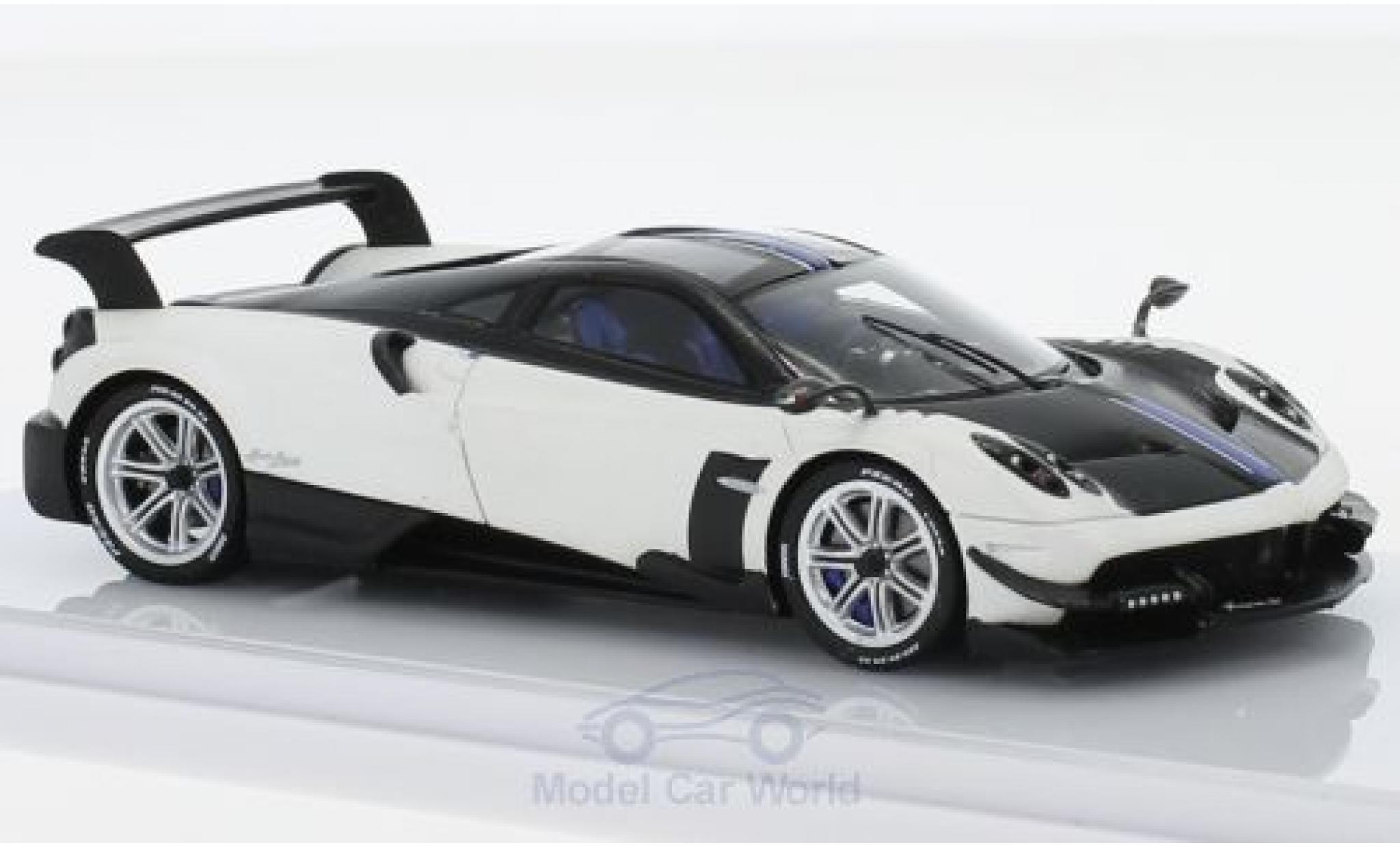 Pagani Huayra 1/43 TrueScale Miniatures BC matt-bianco/carbon modellino in miniatura