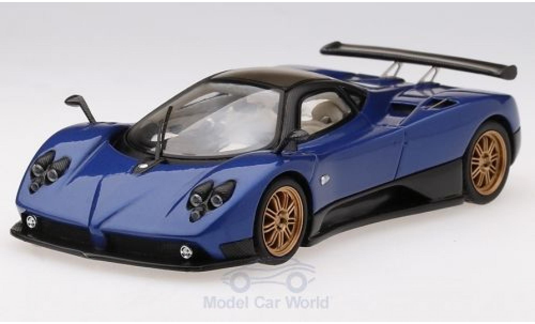 Pagani Zonda 1/43 TrueScale Miniatures F metallico blu 2006 modellino in miniatura