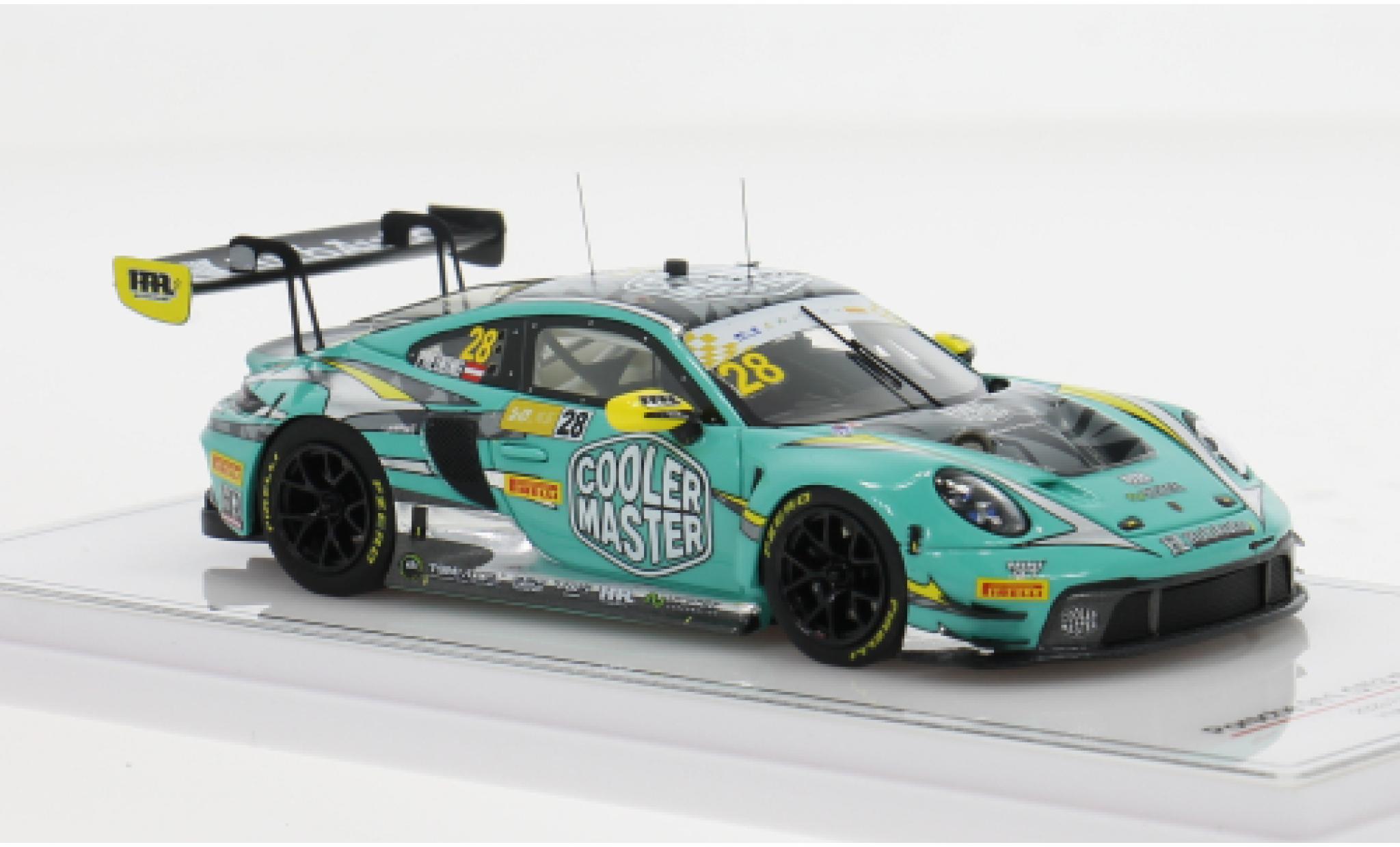 Porsche 992 GT3 R 1/43 TrueScale Miniatures 911  No.28 Hubauto Racing FIA GT World Cup Macau 2023 1:43 modellino in miniatura