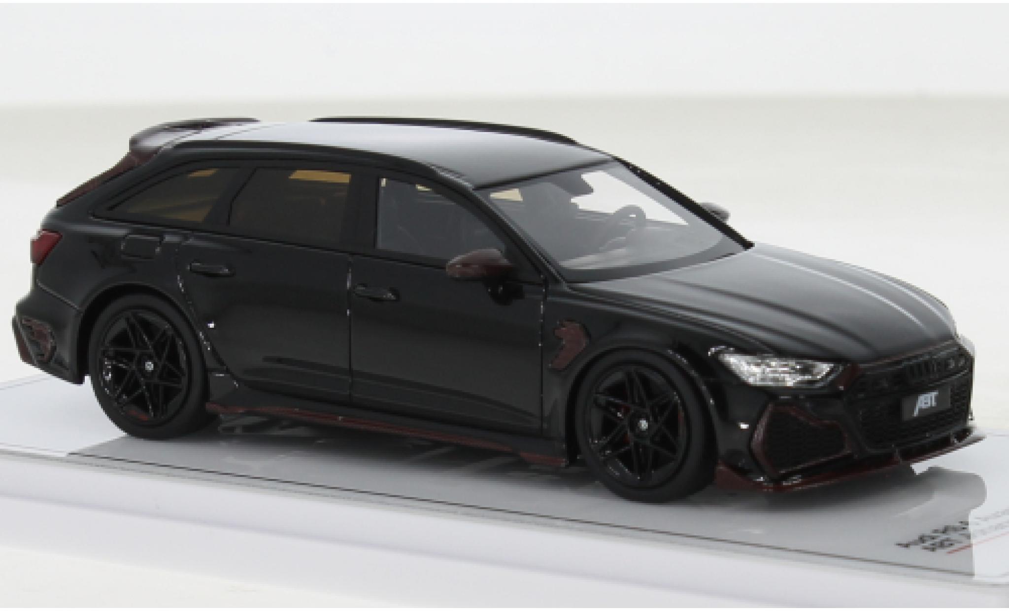 Audi RS6 1/43 TrueScale Miniatures Avant Johann departement Signature Edition nero modellino in miniatura