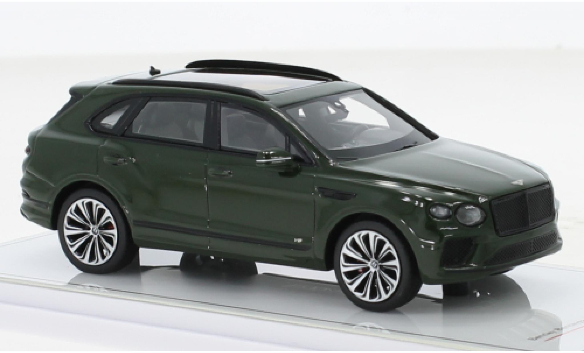 Bentley Bentayga 1/43 TrueScale Miniatures V8 verde 2020 modellino in miniatura