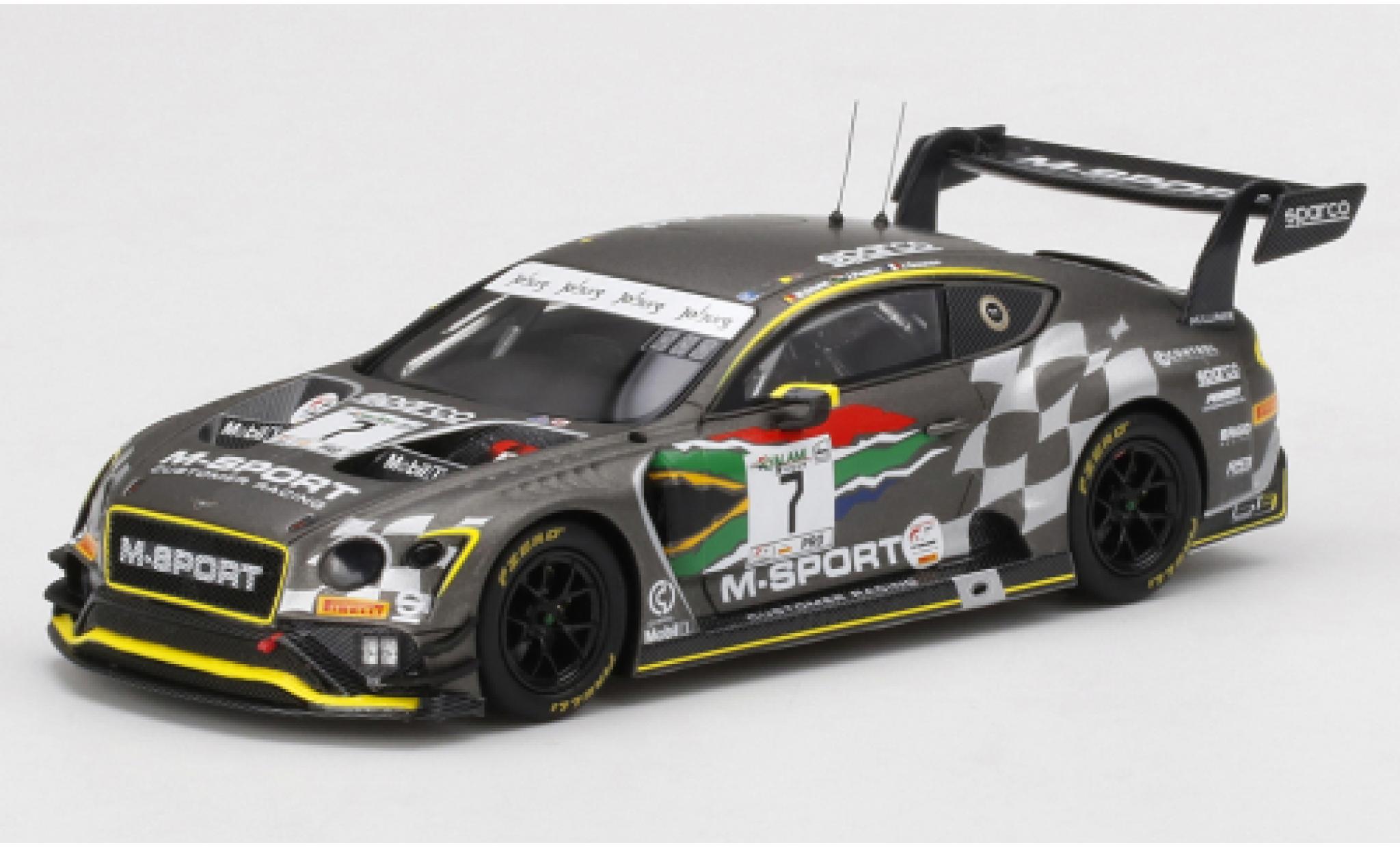 Bentley Continental 1/43 TrueScale Miniatures GT3 No.7 M-Sport Team Intercontinental GT Challenge 9h Kyalami 2020 modellino in miniatura