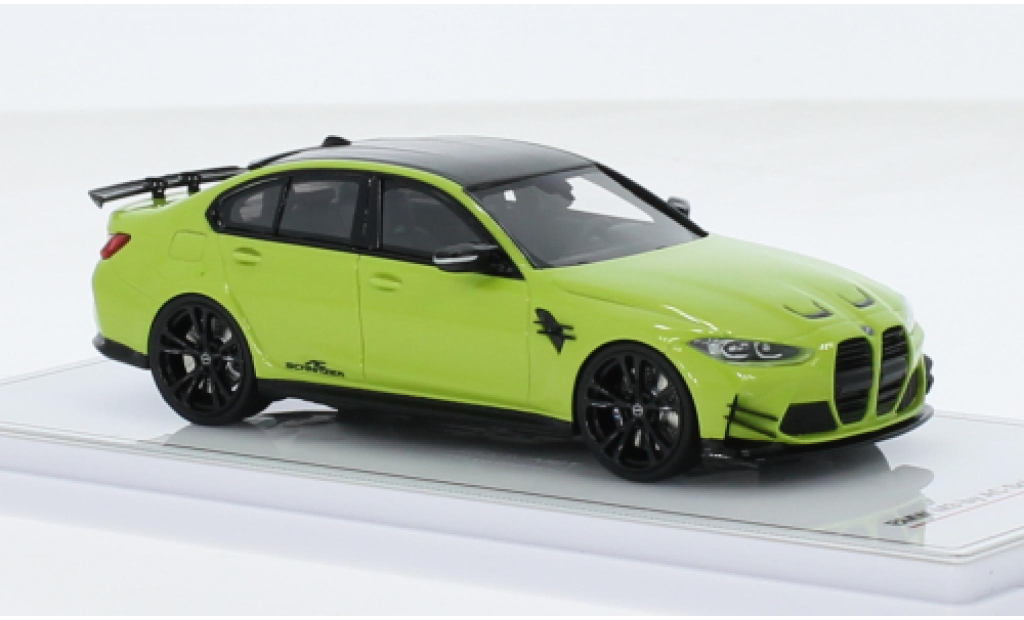Bmw M3 1/43 TrueScale Miniatures Competition (G80) AC Schnitzer la chaux modellino in miniatura