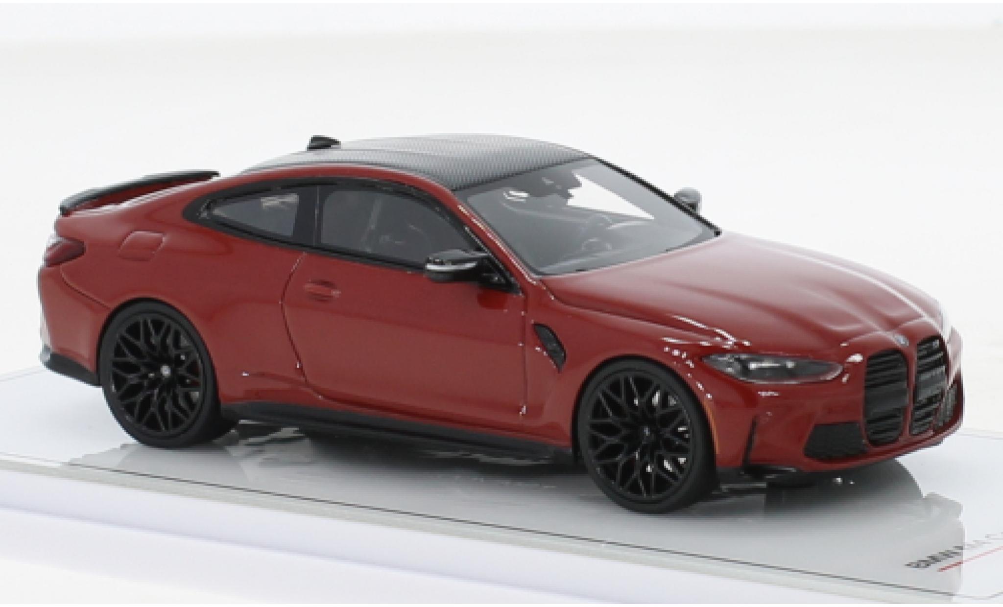 Bmw M4 1/43 TrueScale Miniatures Competition (G82) metallise rosso 2021 modellino in miniatura