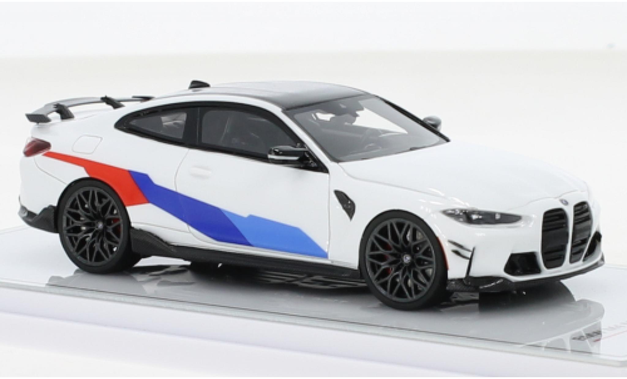 Bmw M4 1/43 TrueScale Miniatures (G82) M-Performance bianco/Dekor modellino in miniatura