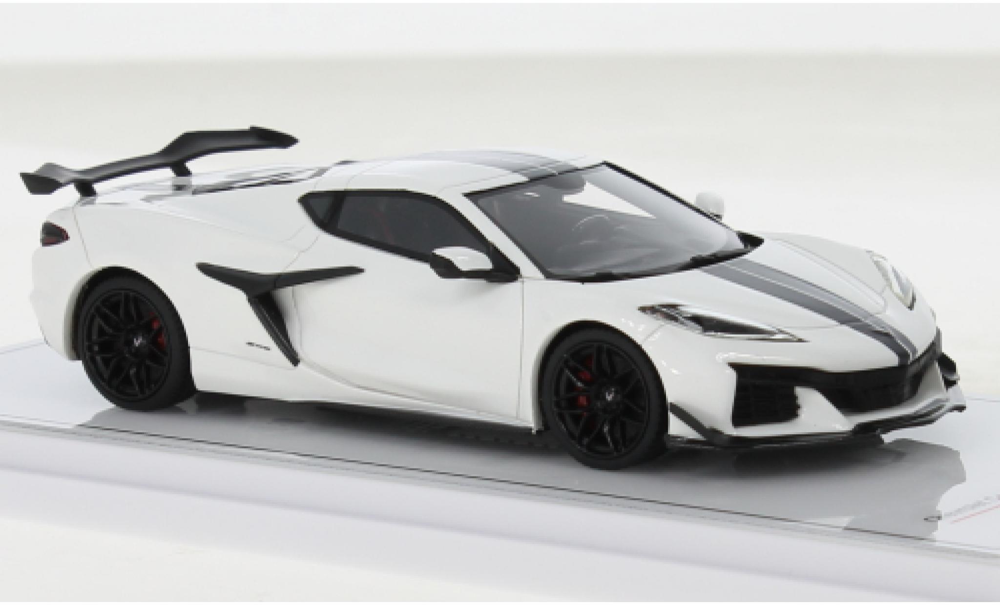 Chevrolet Corvette 1/43 TrueScale Miniatures (C8) Z06 bianco 2023 modellino in miniatura